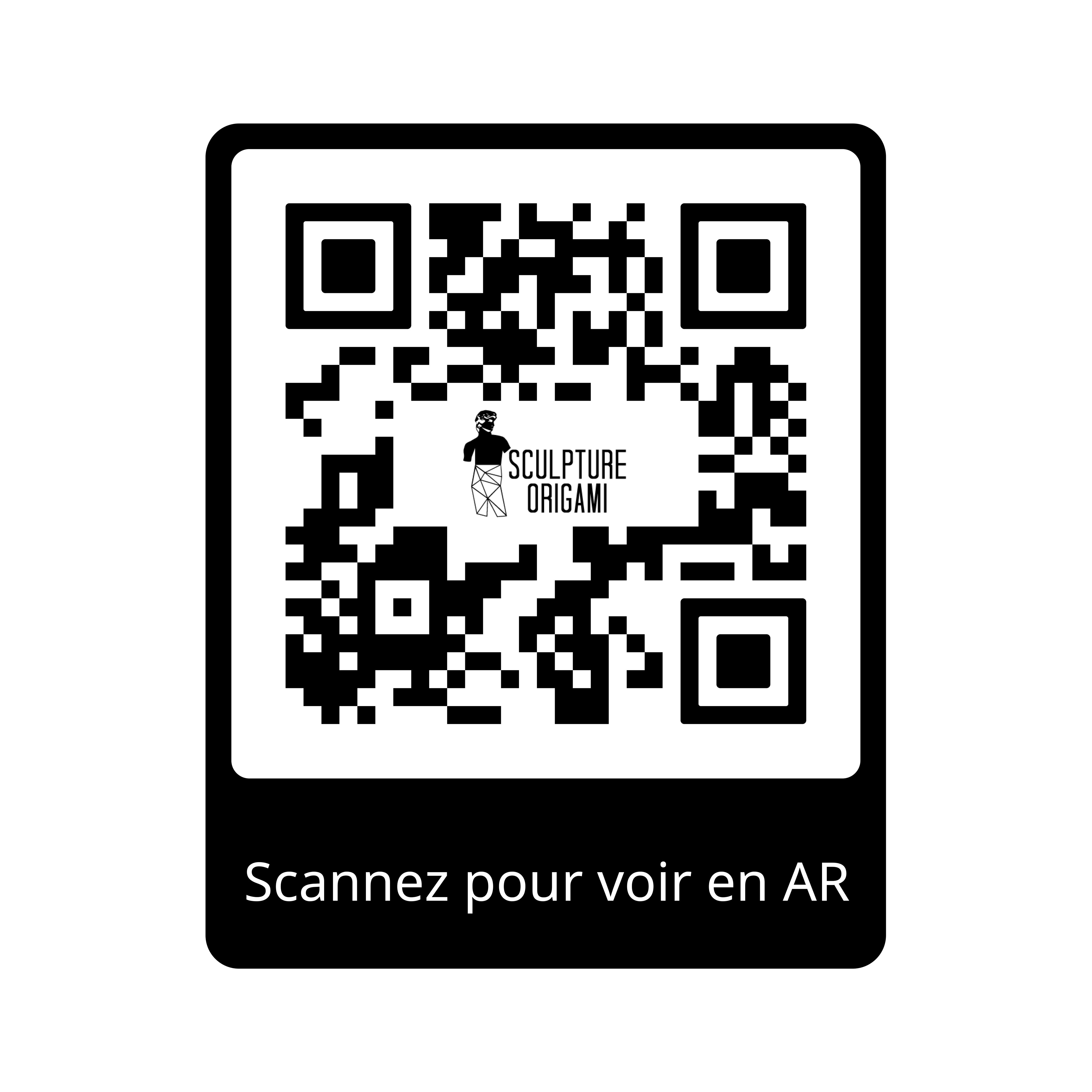 Cheval Polygone - Sculpture Origami