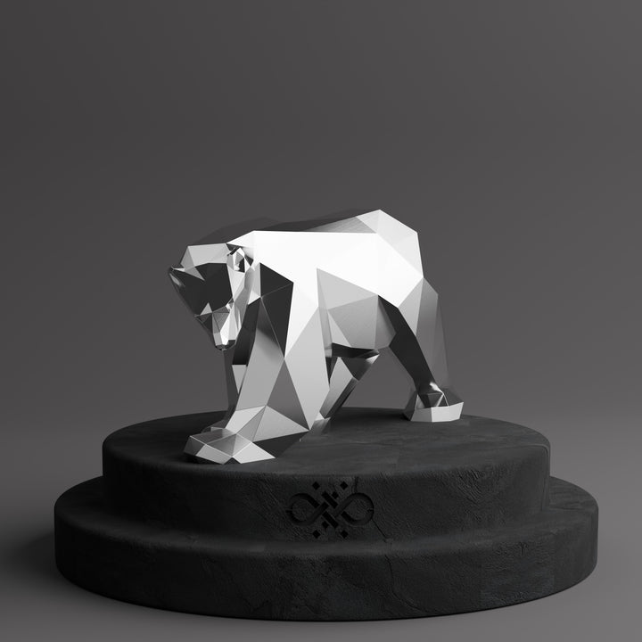 Sculpture Polygone Ours
