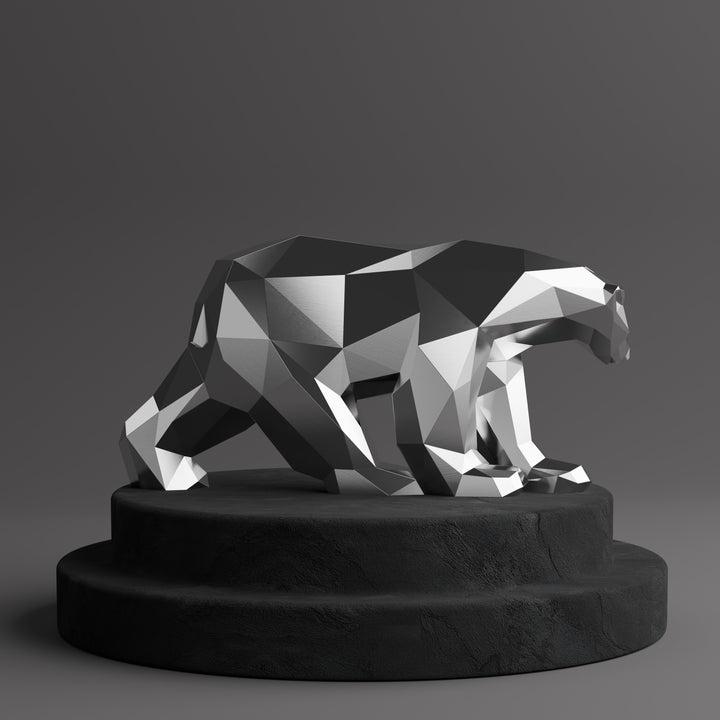 Sculpture Polygone Ours