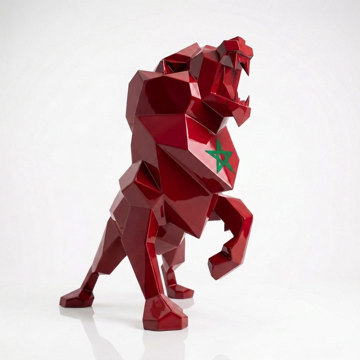 Sculpture Lion Royal Maroc - Sculpture Origami