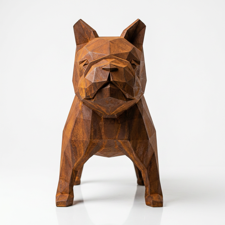 Grande Sculpture Bulldog Origami - Sculpture Origami