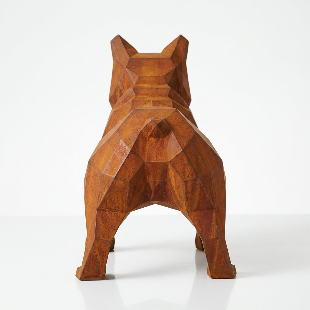 Grande Sculpture Bulldog Origami - Sculpture Origami