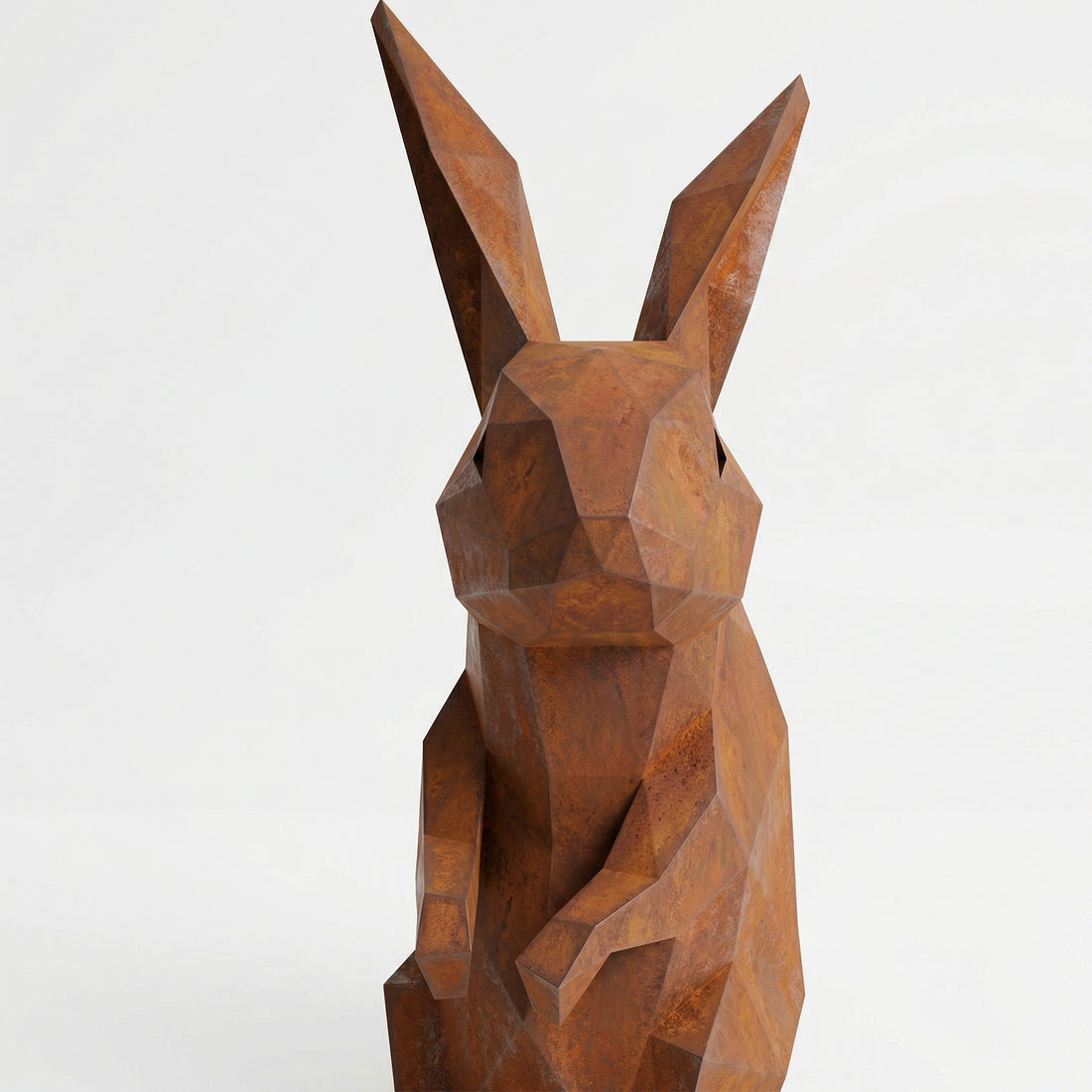 Grande Sculpture Polygone Lapin - Sculpture Origami