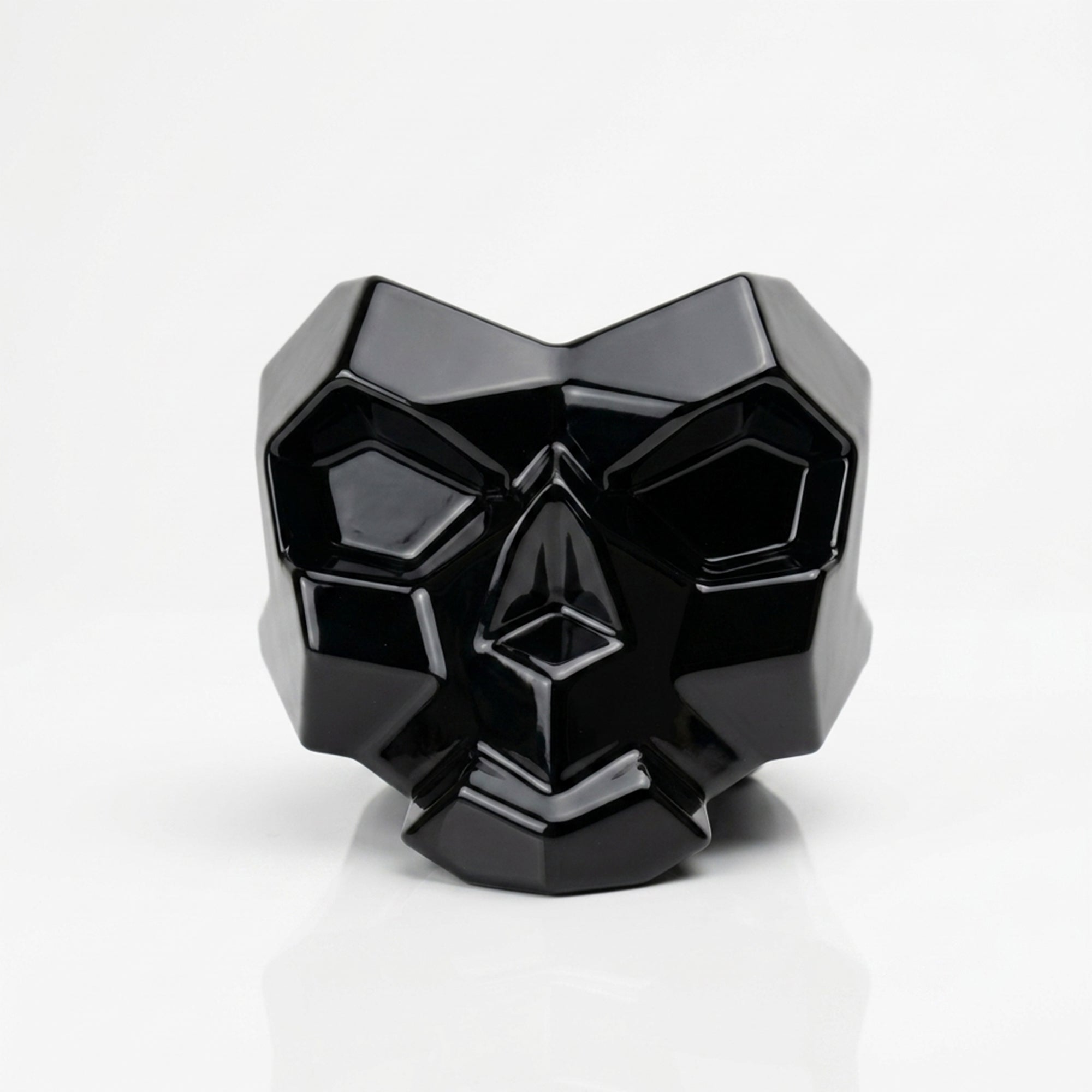 Sculpture Cendrier Crâne Géométrique - Sculpture Origami