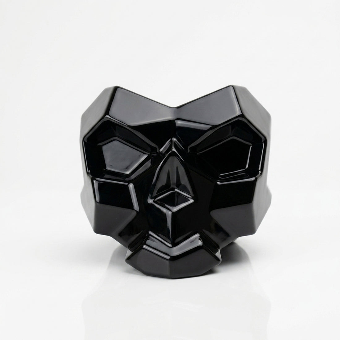 Sculpture Cendrier Crâne Géométrique - Sculpture Origami