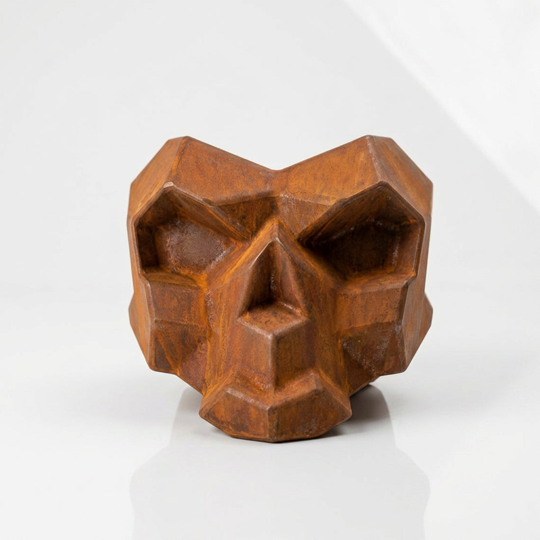 Sculpture Cendrier Crâne Géométrique - Sculpture Origami