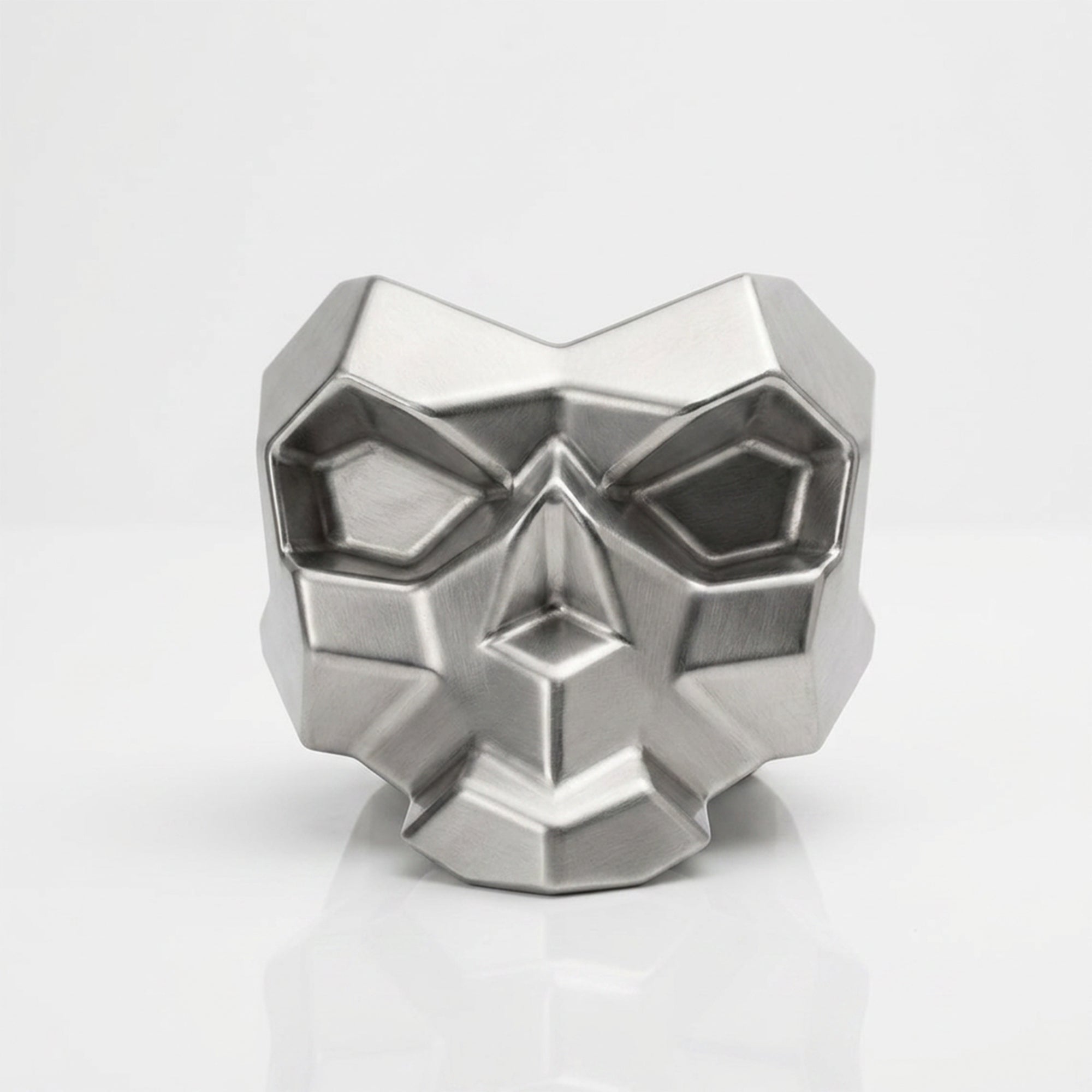 Sculpture Cendrier Crâne Géométrique - Sculpture Origami