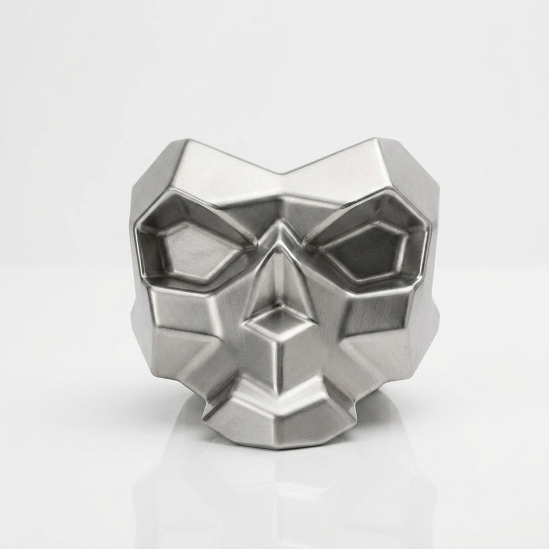 Sculpture Cendrier Crâne Géométrique - Sculpture Origami