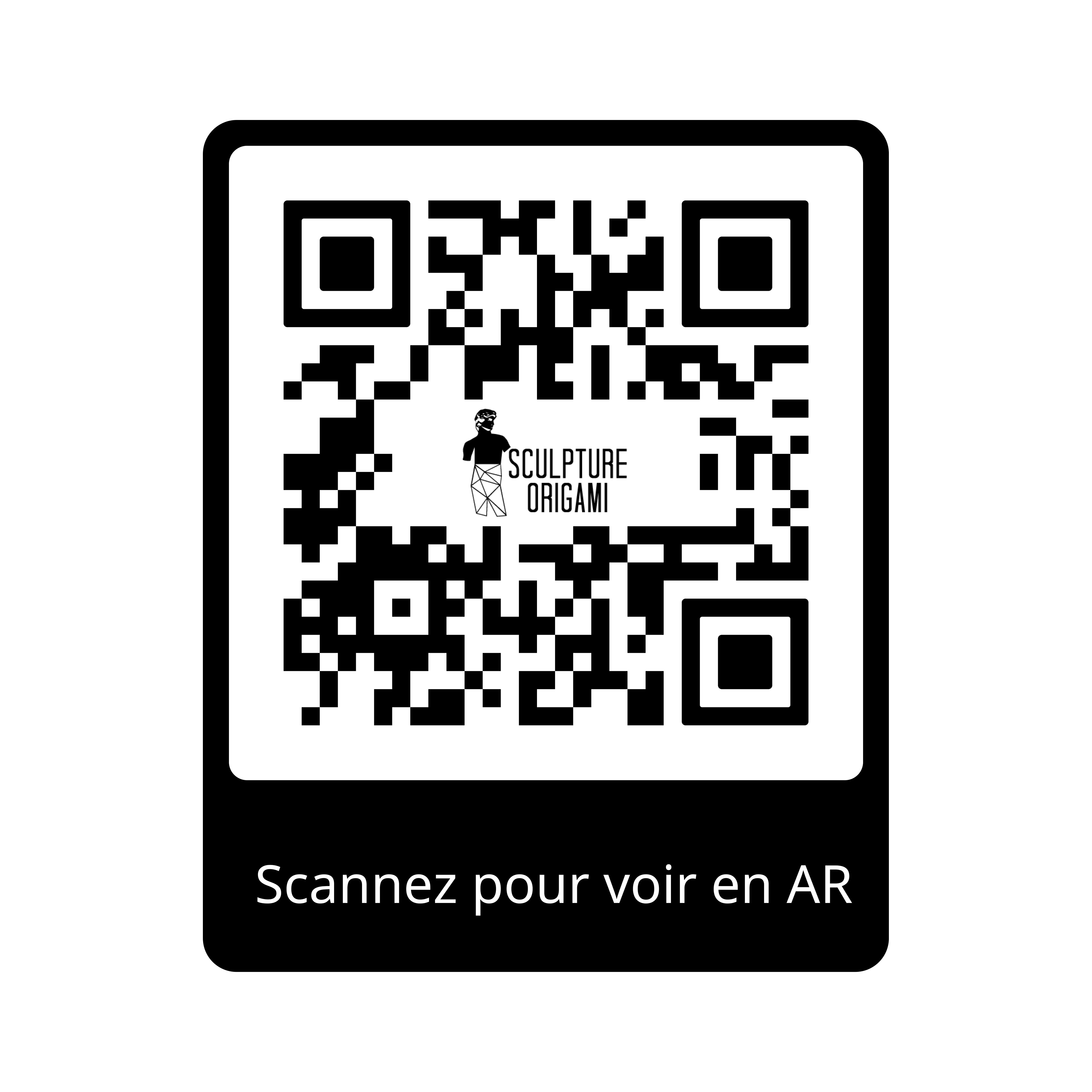 Sculpture Chien Schnauzer Polygone - Sculpture Origami