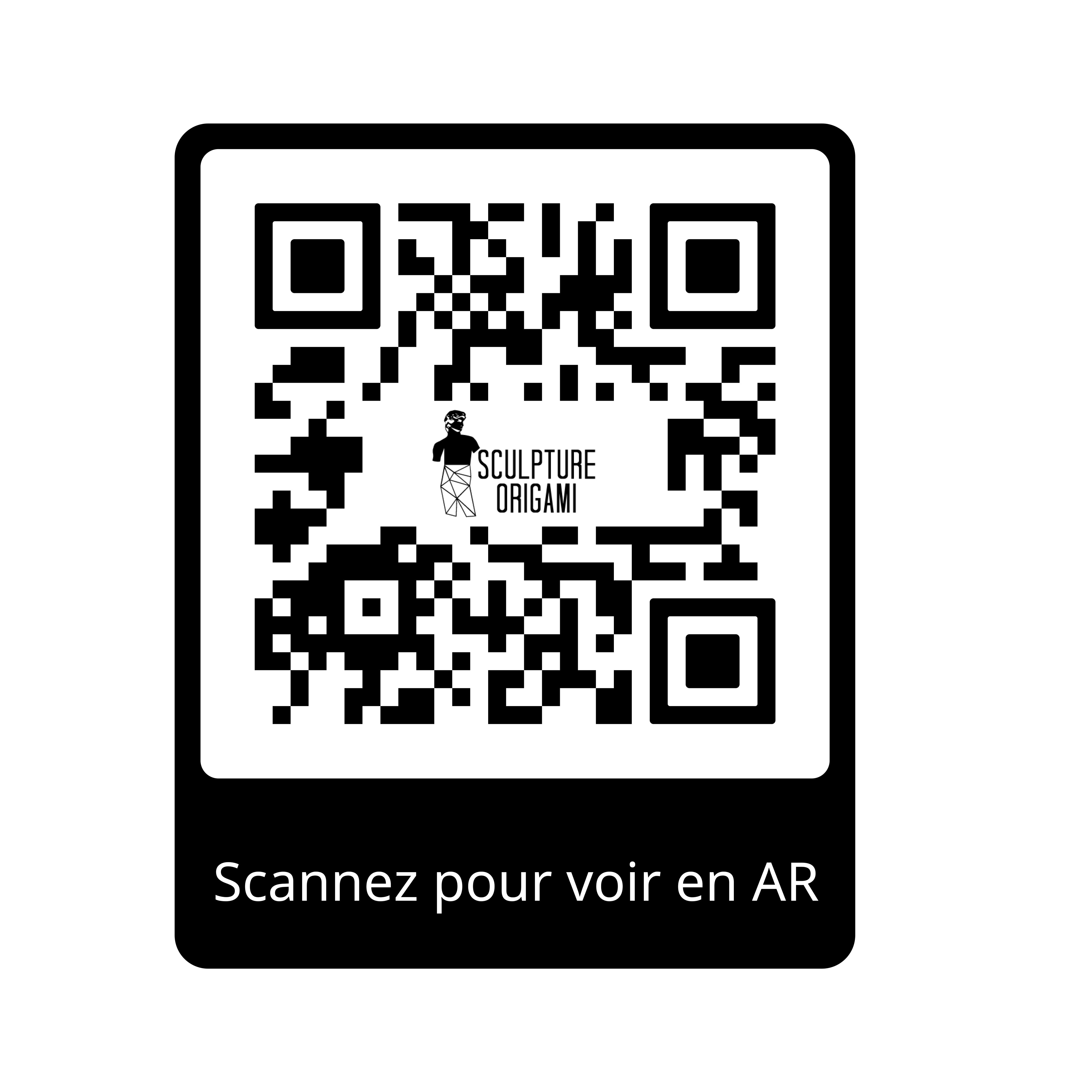 Sculpture Couple de Gazelles - Sculpture Origami