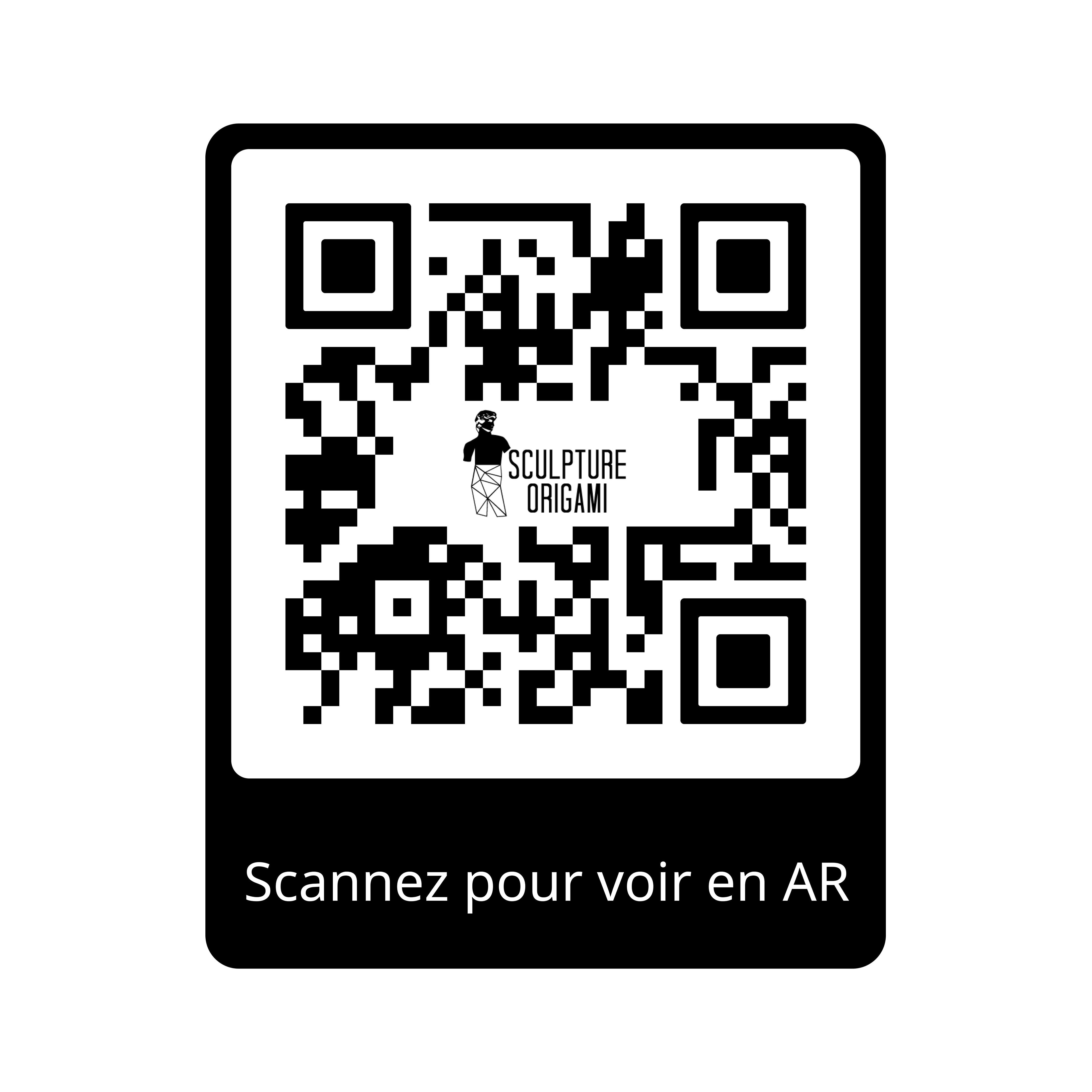 Sculpture Doberman Polygone - Sculpture Origami