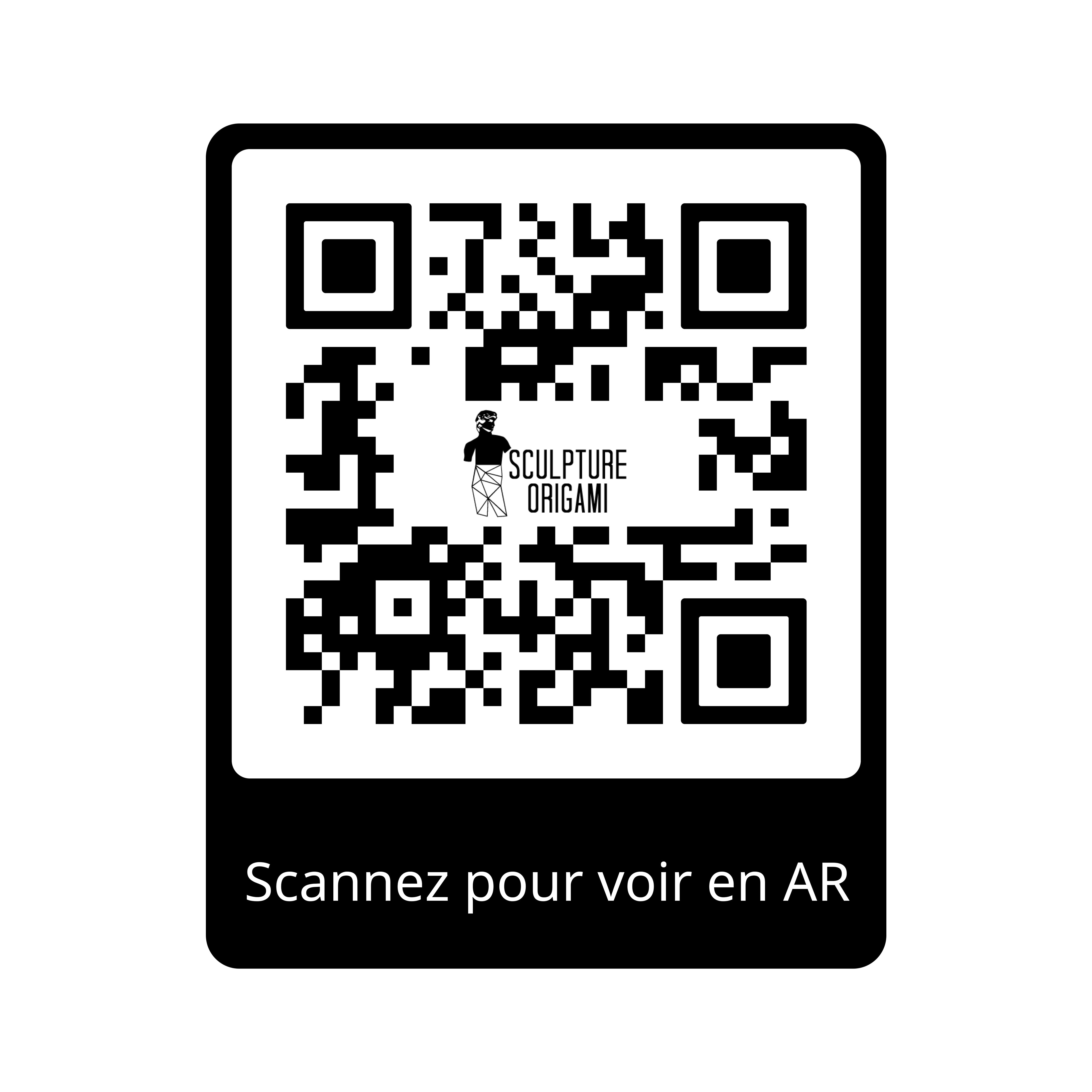 Sculpture Gazelle en Acier Corten - Sculpture Origami