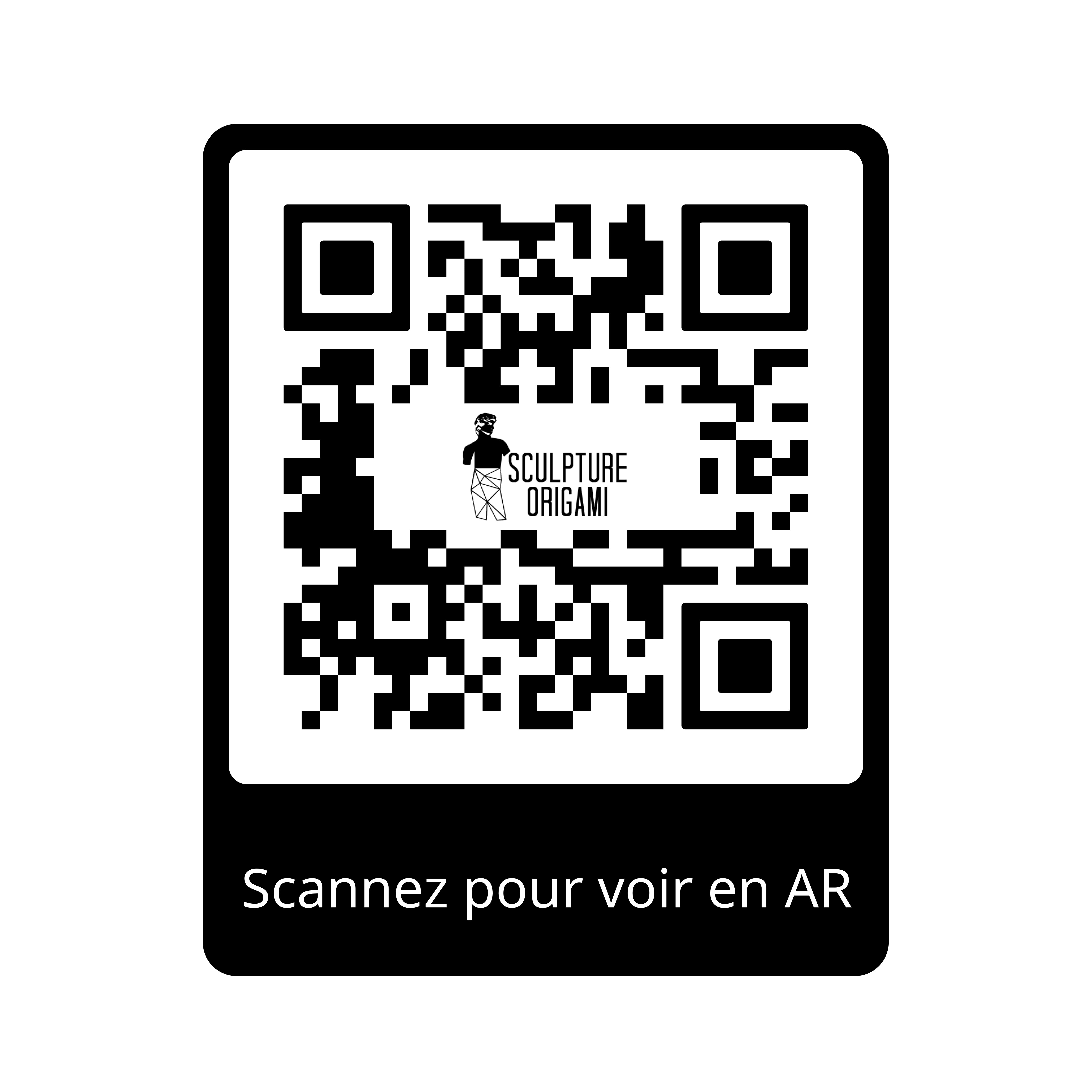 Sculpture Gorille Polygone - Sculpture Origami