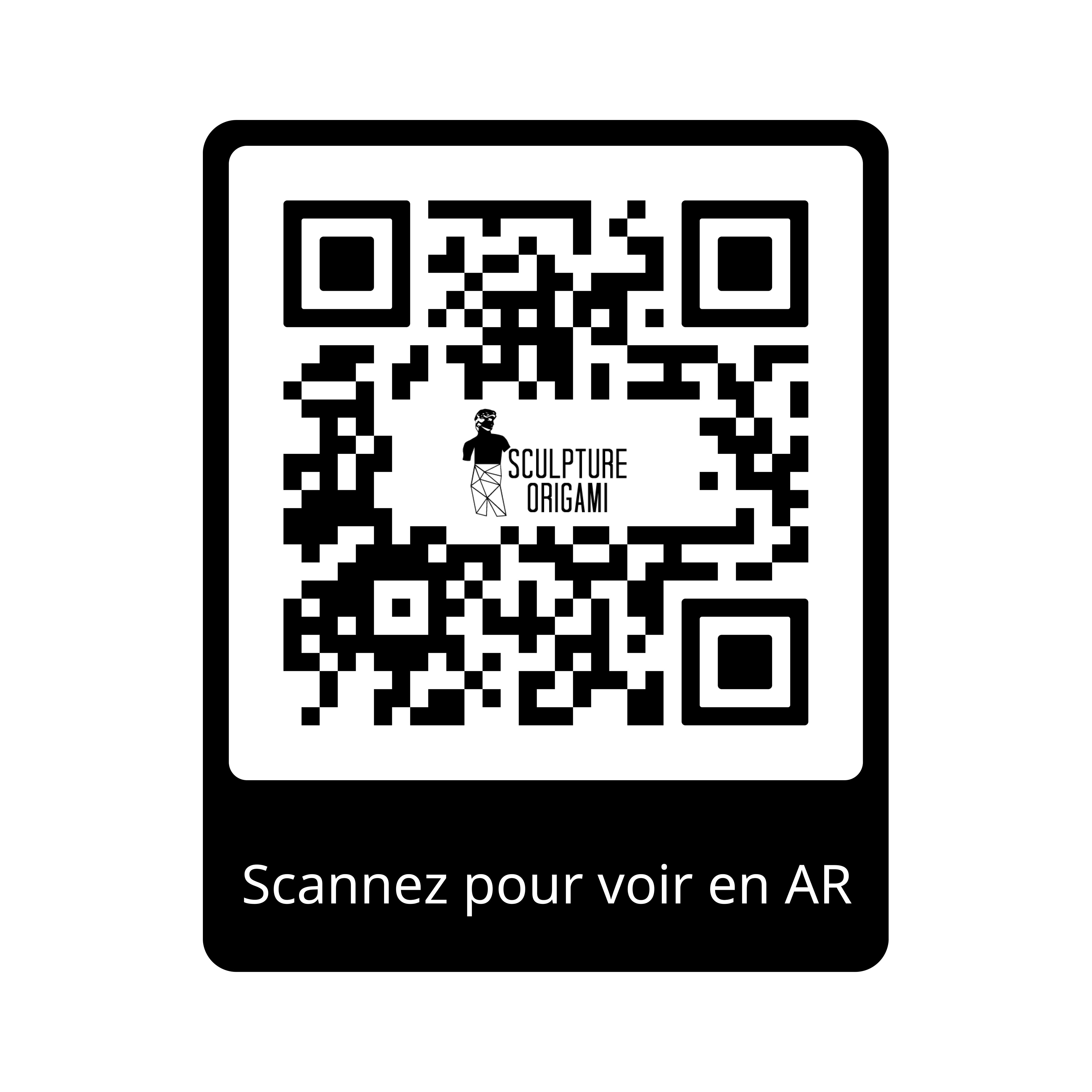 Sculpture King Kong Polygone - Sculpture Origami