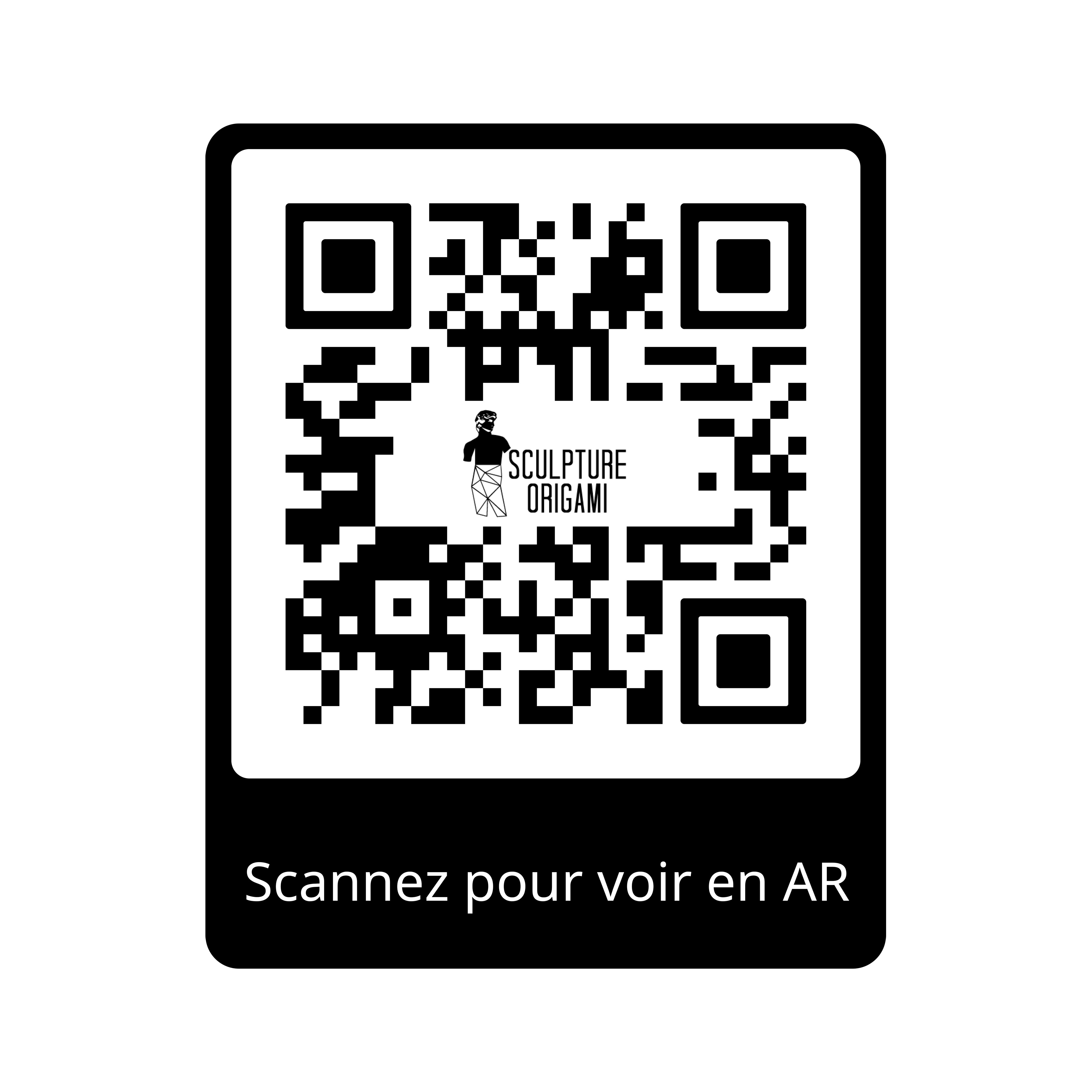 Sculpture Lion Couché en Corten - Sculpture Origami