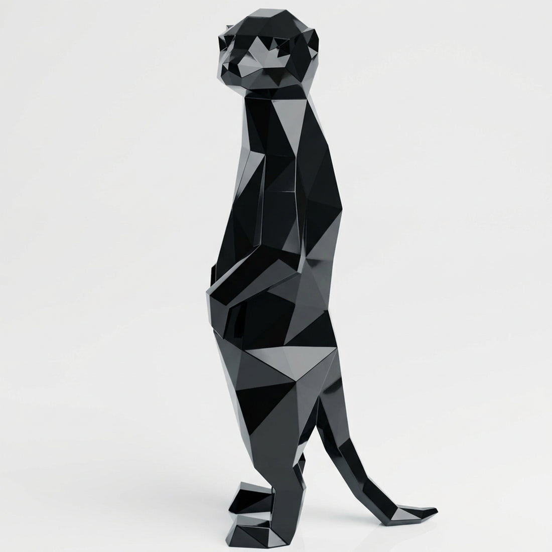 Meerkat Polygone Sculpture Grande - Sculpture Origami