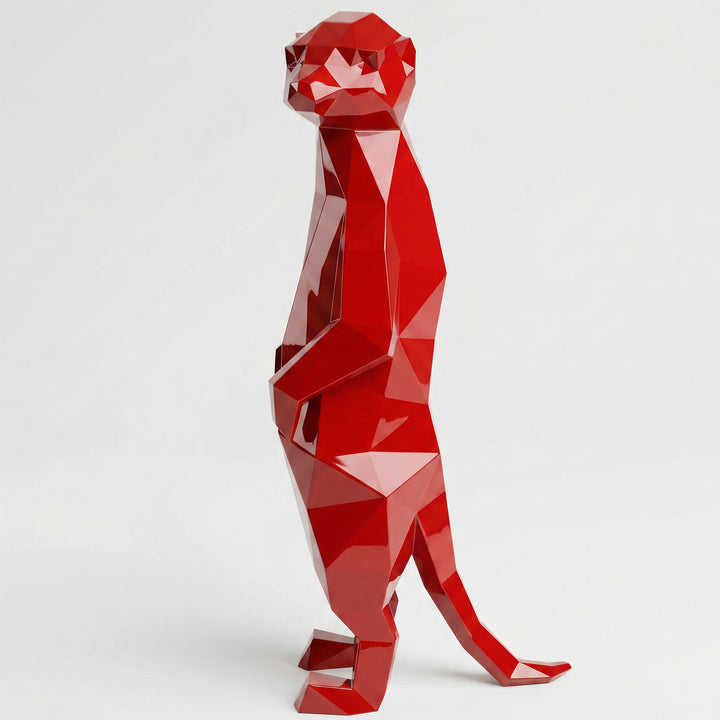 Meerkat Polygone Sculpture Grande - Sculpture Origami