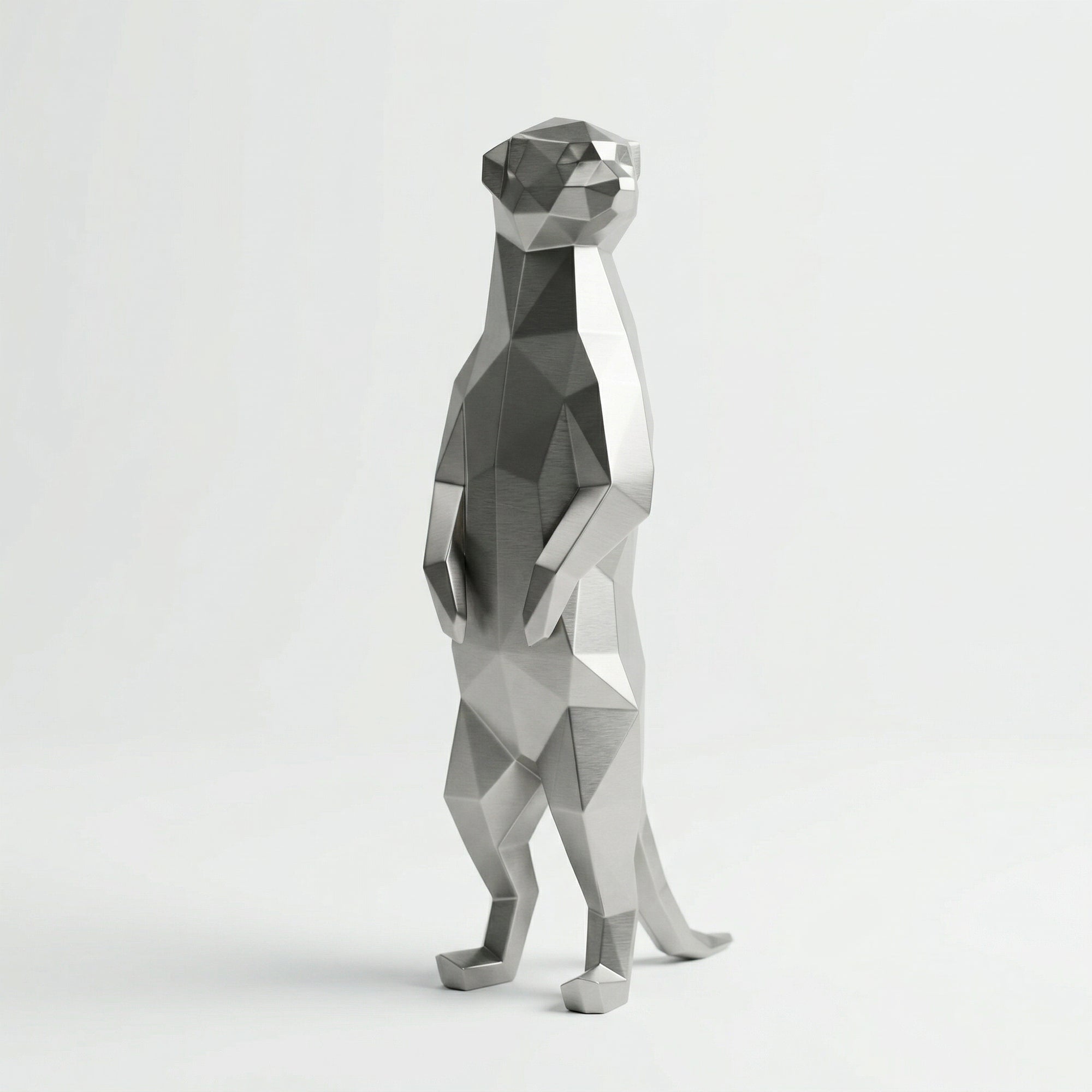 Meerkat Polygone Sculpture Grande - Sculpture Origami