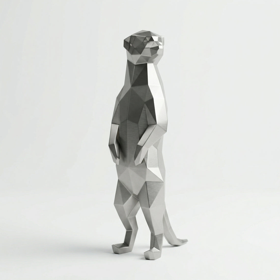 Meerkat Polygone Sculpture Grande - Sculpture Origami
