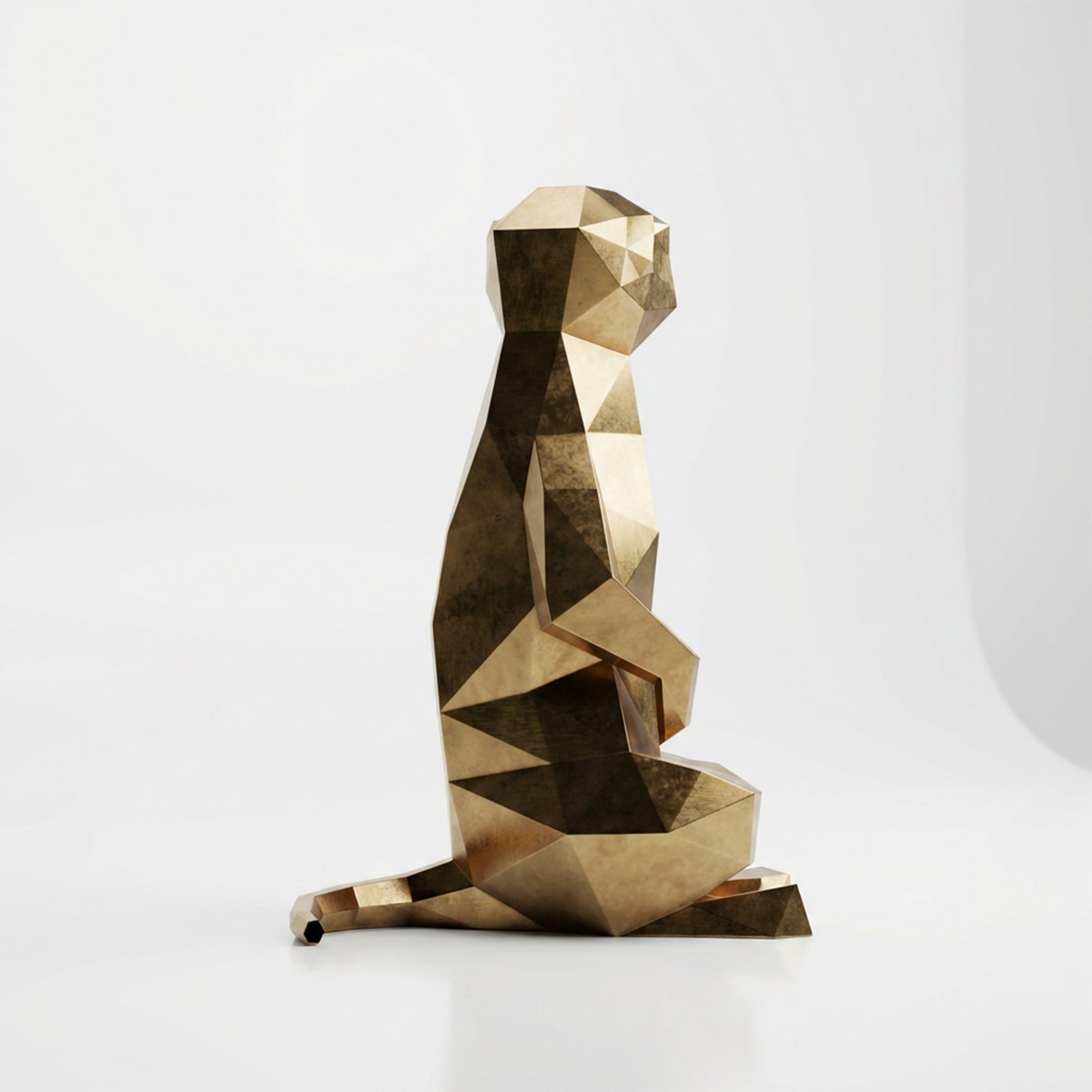 Grande Meerkat Origami Sculpture (Copie) - Sculpture Origami