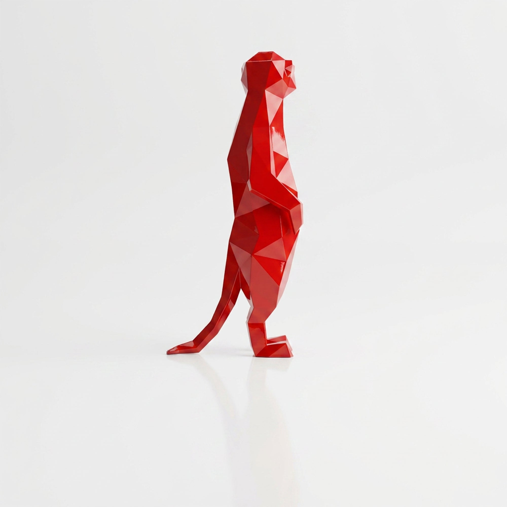 Meerkat Polygone Sculpture Grande - Sculpture Origami