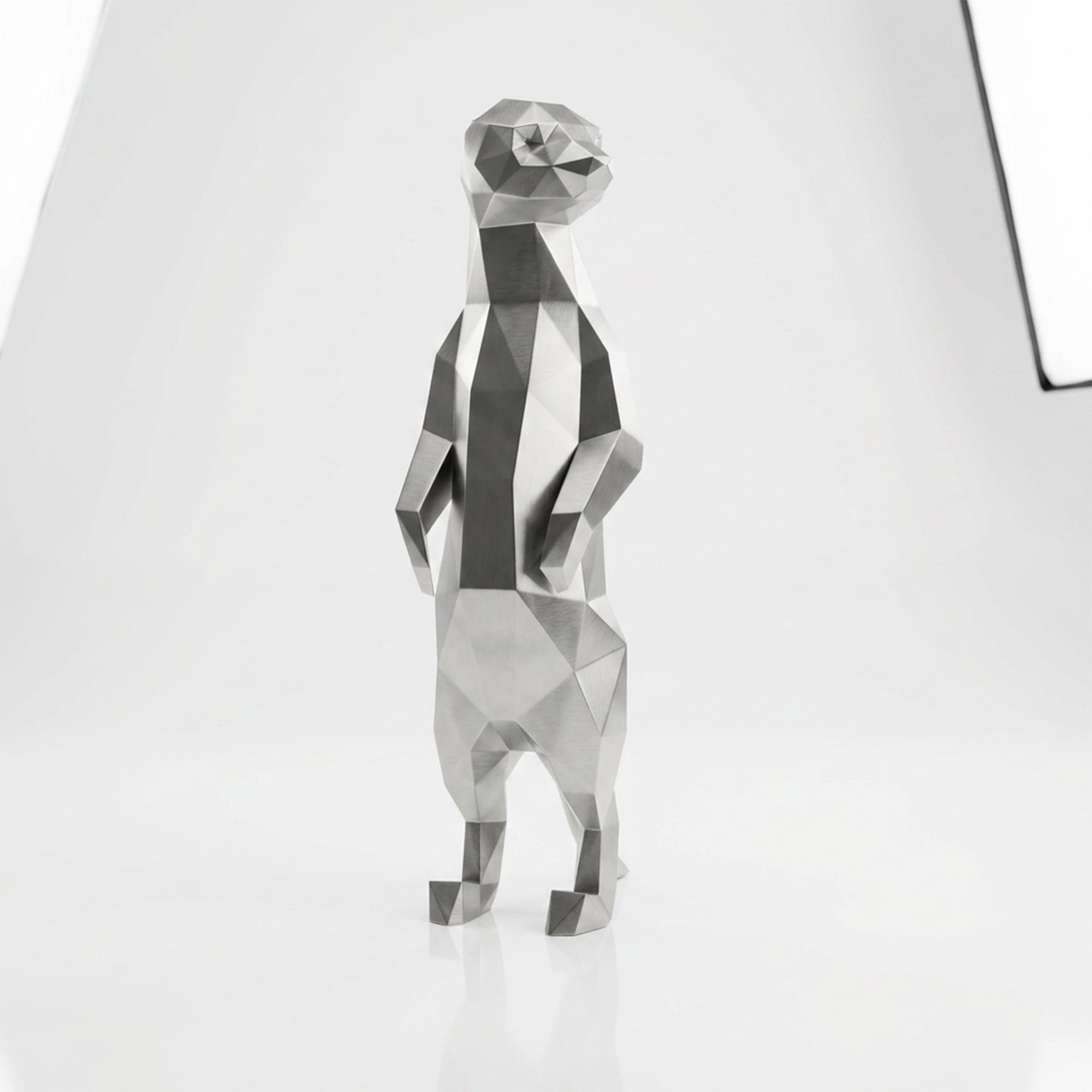 Meerkat Polygone Sculpture Grande - Sculpture Origami