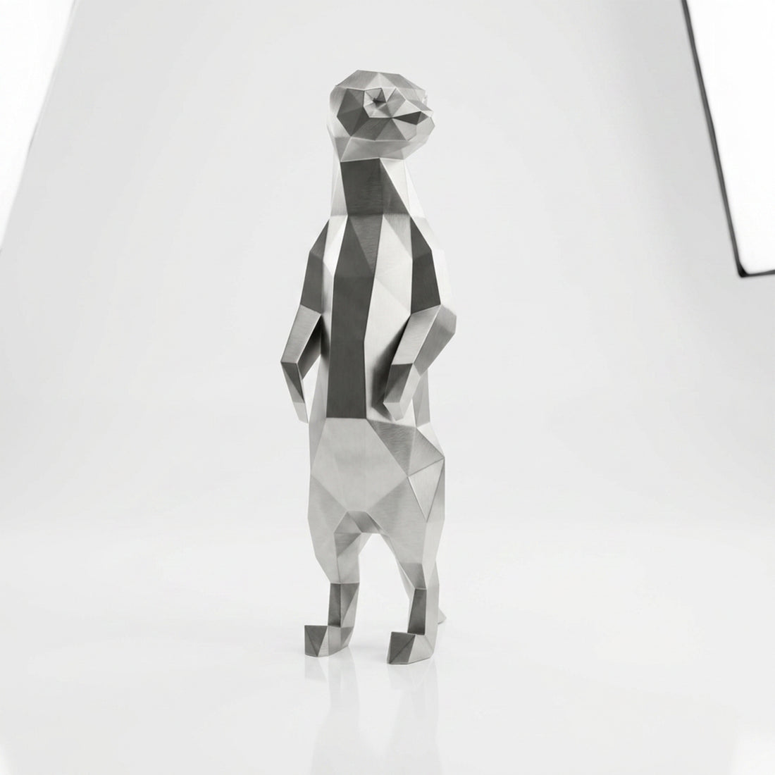 Meerkat Polygone Sculpture Grande - Sculpture Origami