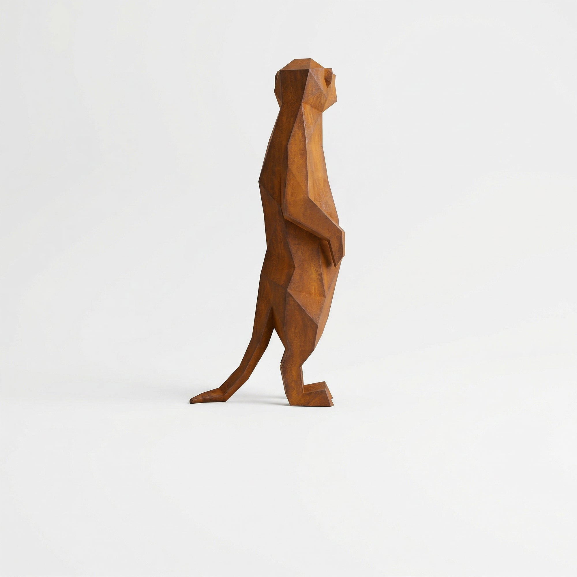 Meerkat Polygone Sculpture Grande - Sculpture Origami