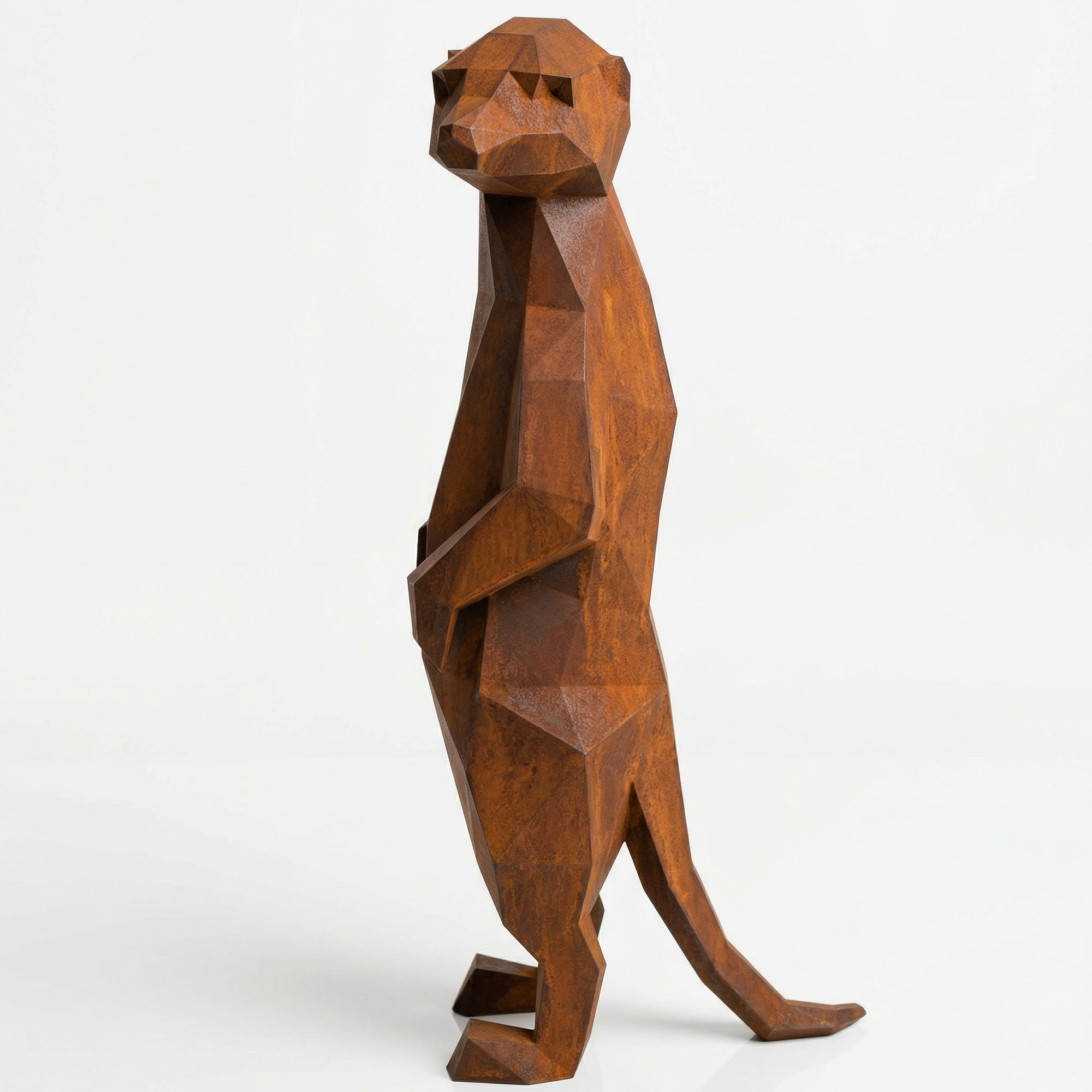 Meerkat Polygone Sculpture Grande - Sculpture Origami