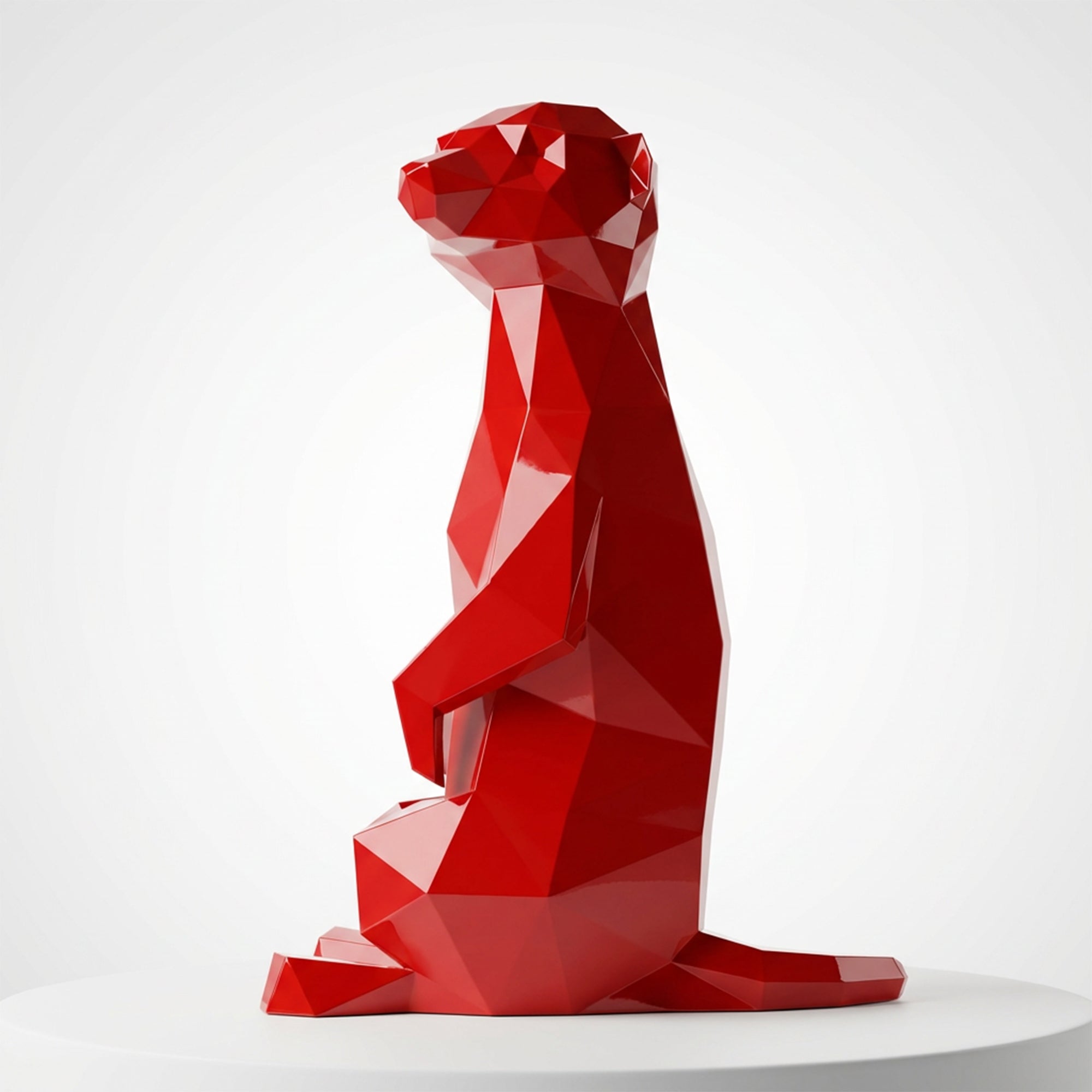 Grande Meerkat Origami Sculpture (Copie) - Sculpture Origami