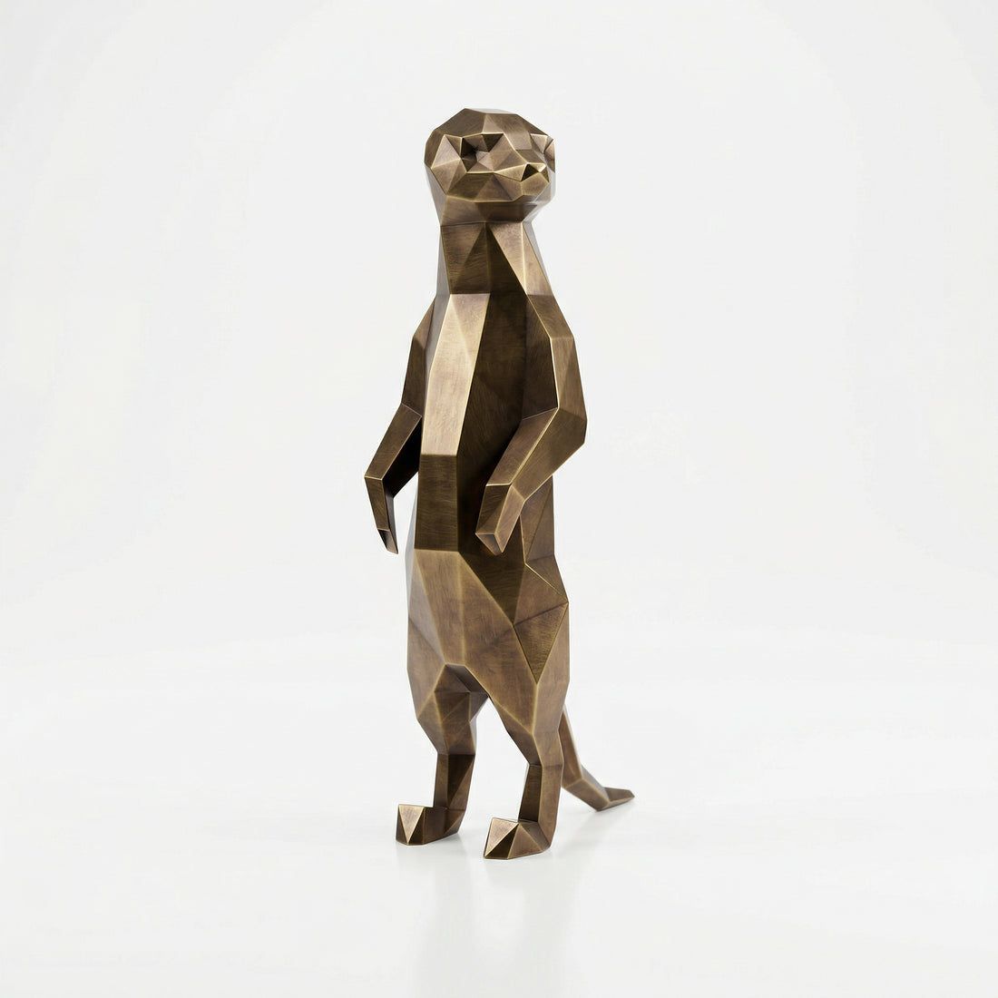 Meerkat Polygone Sculpture Grande - Sculpture Origami