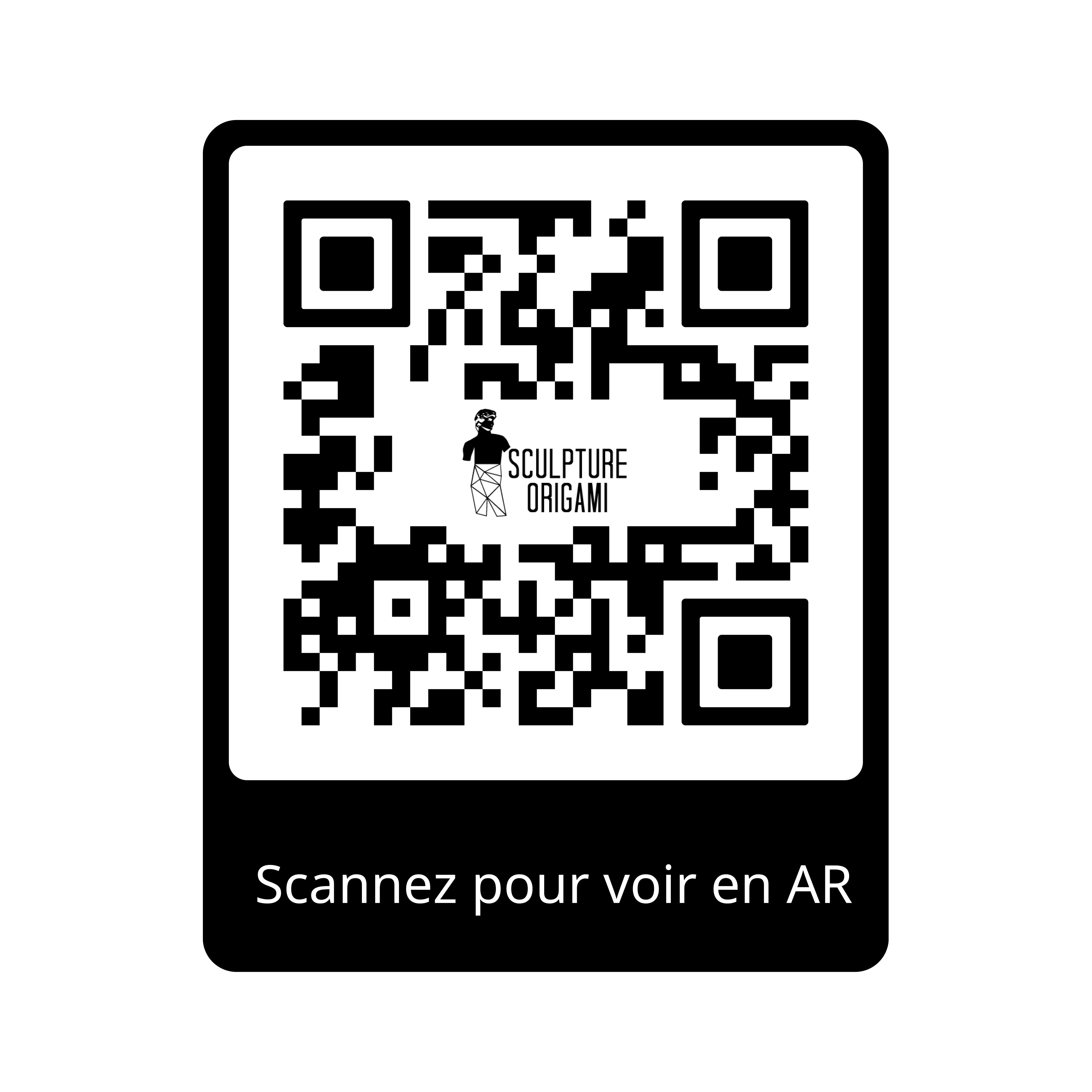 Sculpture Origami Cerf - Sculpture Origami