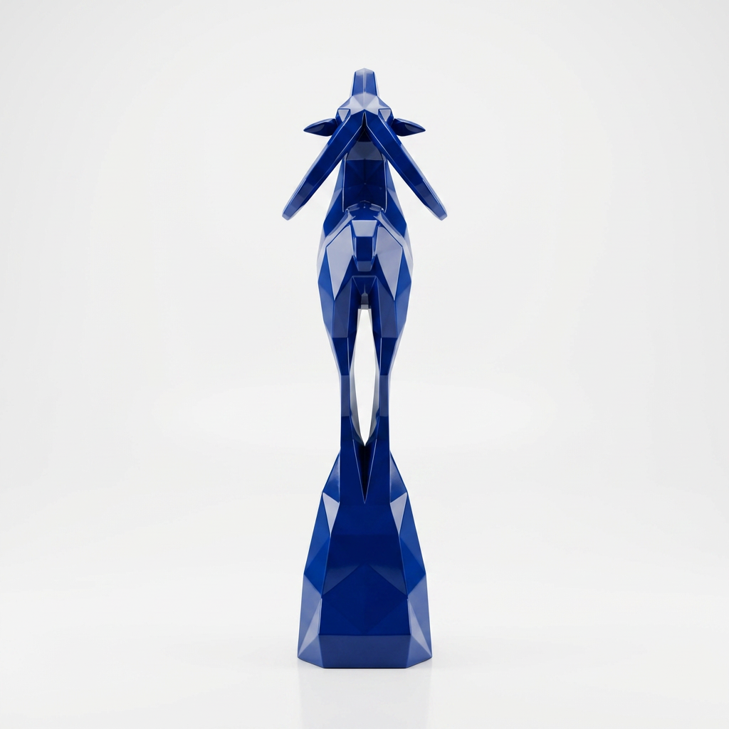 Grande Sculpture Origami Cerf - Sculpture Origami