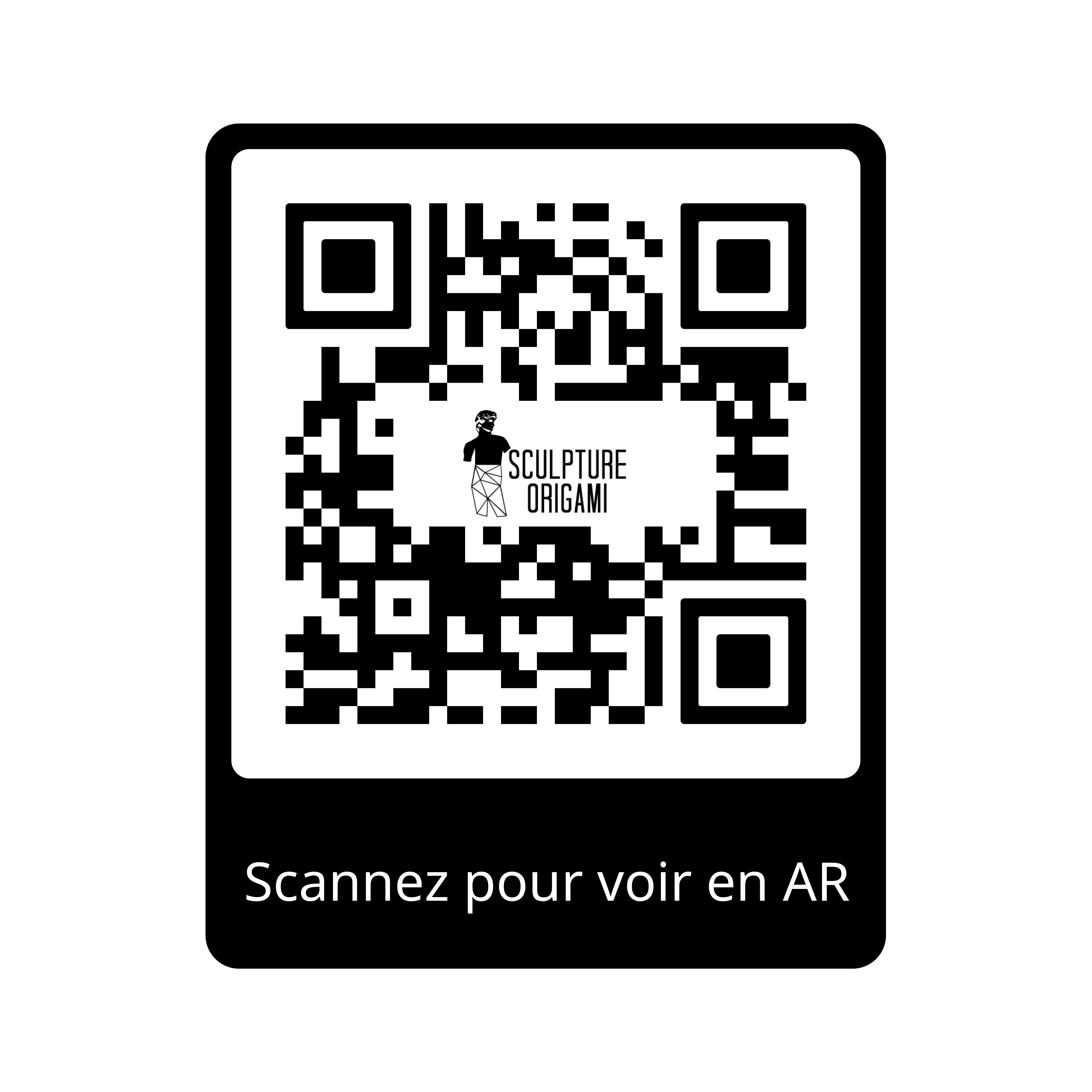 Sculpture Origami Panthère - Sculpture Origami