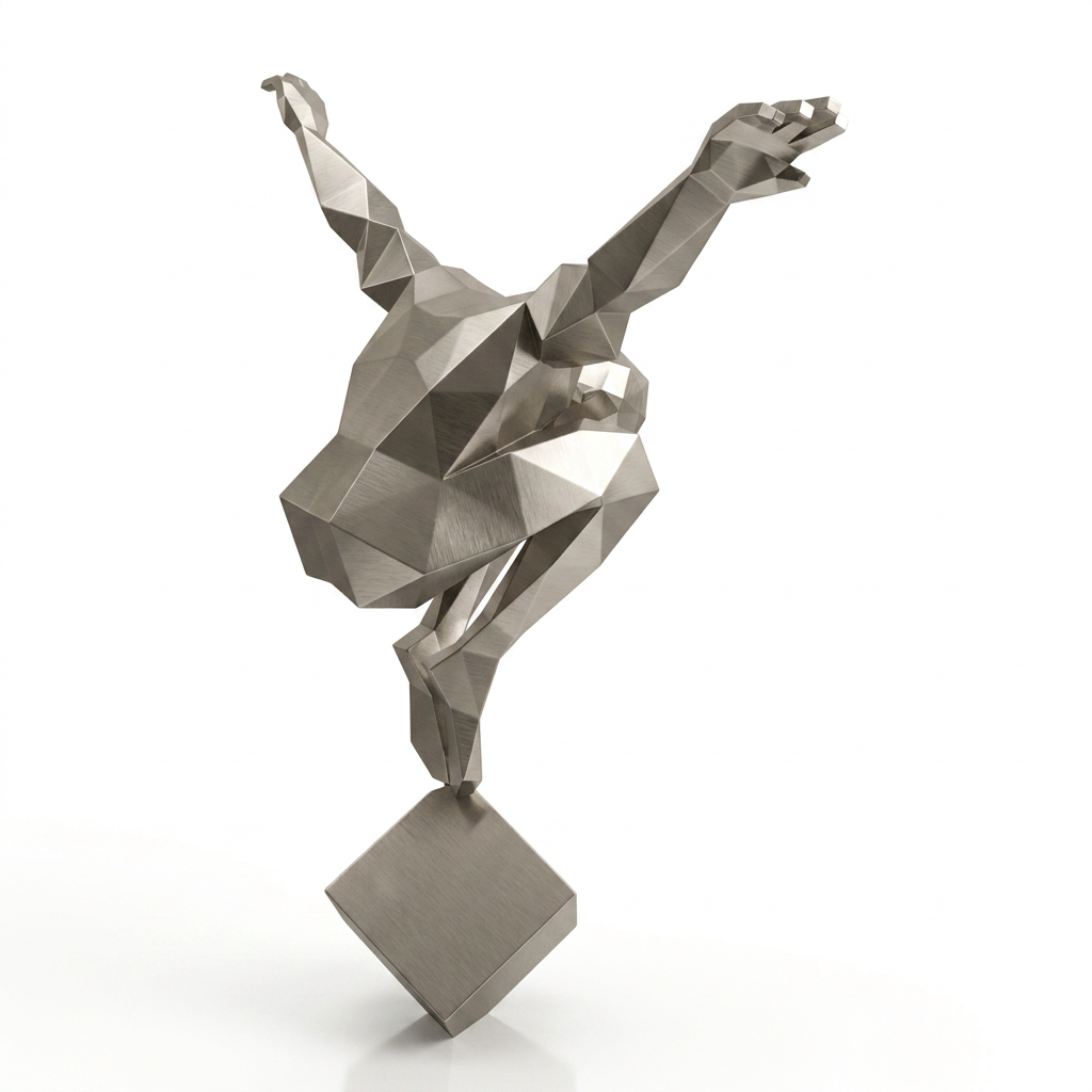 Grande Sculpture Origami Polygonal Balance - Sculpture Origami