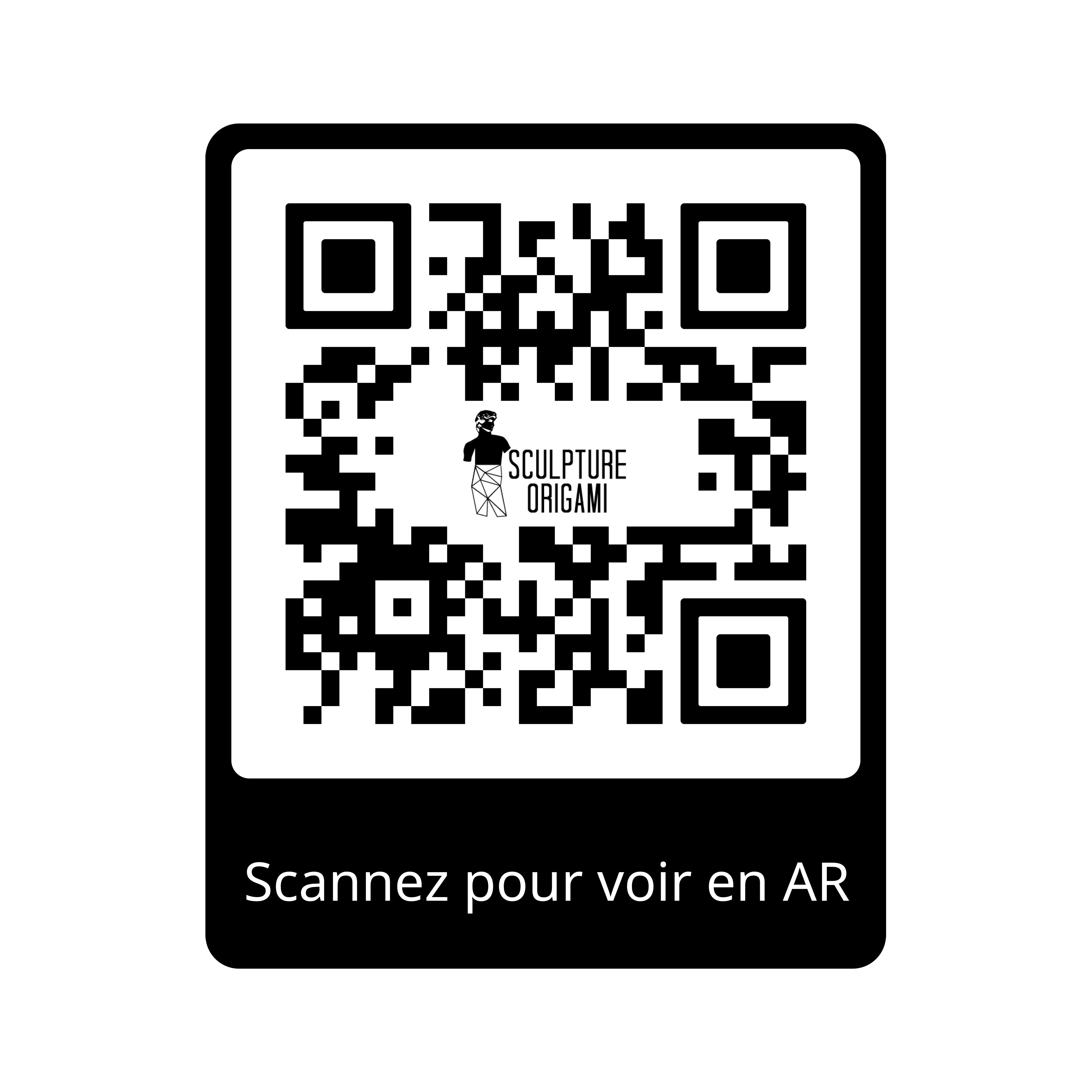 Sculpture Origami de Bull Terrier - Sculpture Origami