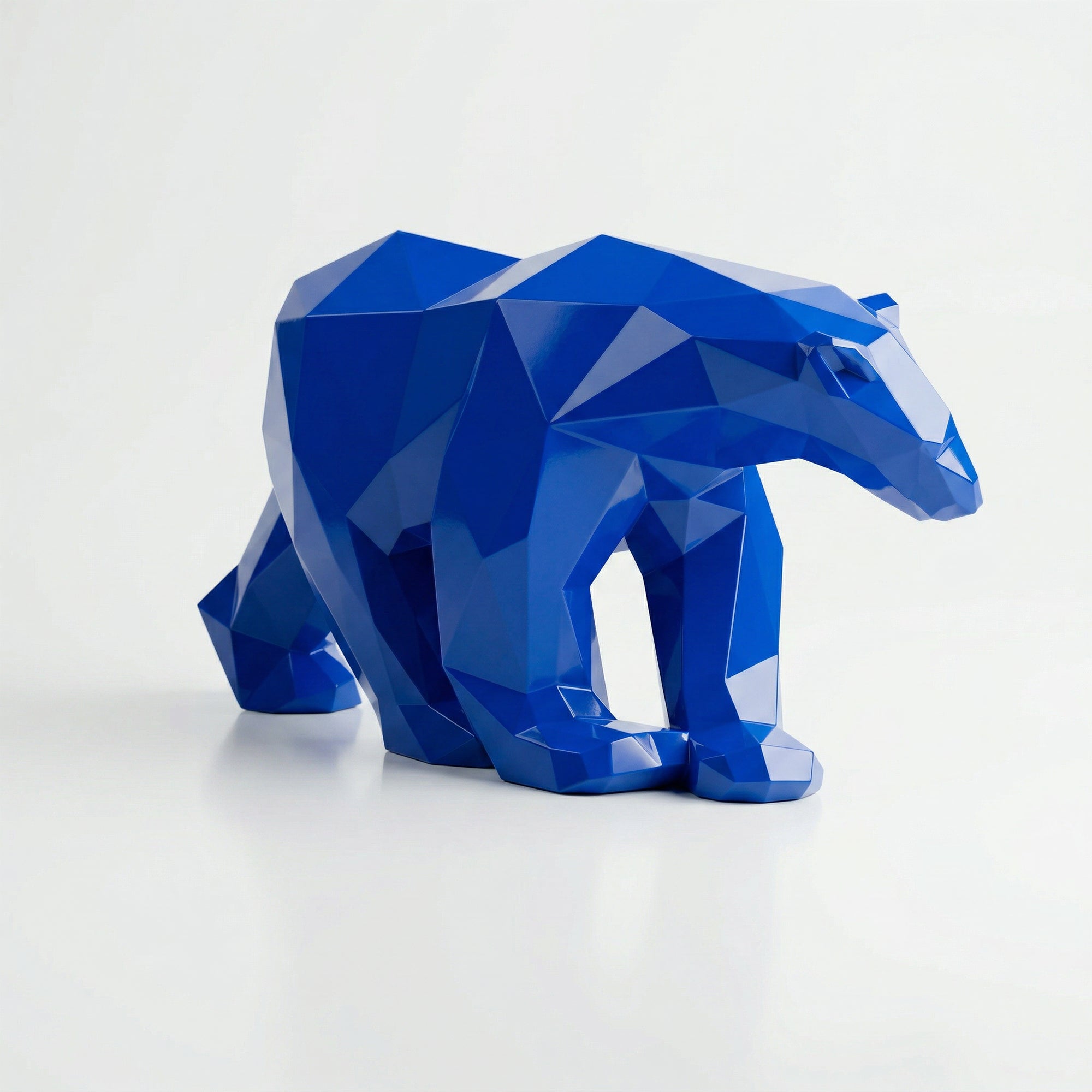 Grande Sculpture Polygone Ours - Sculpture Origami