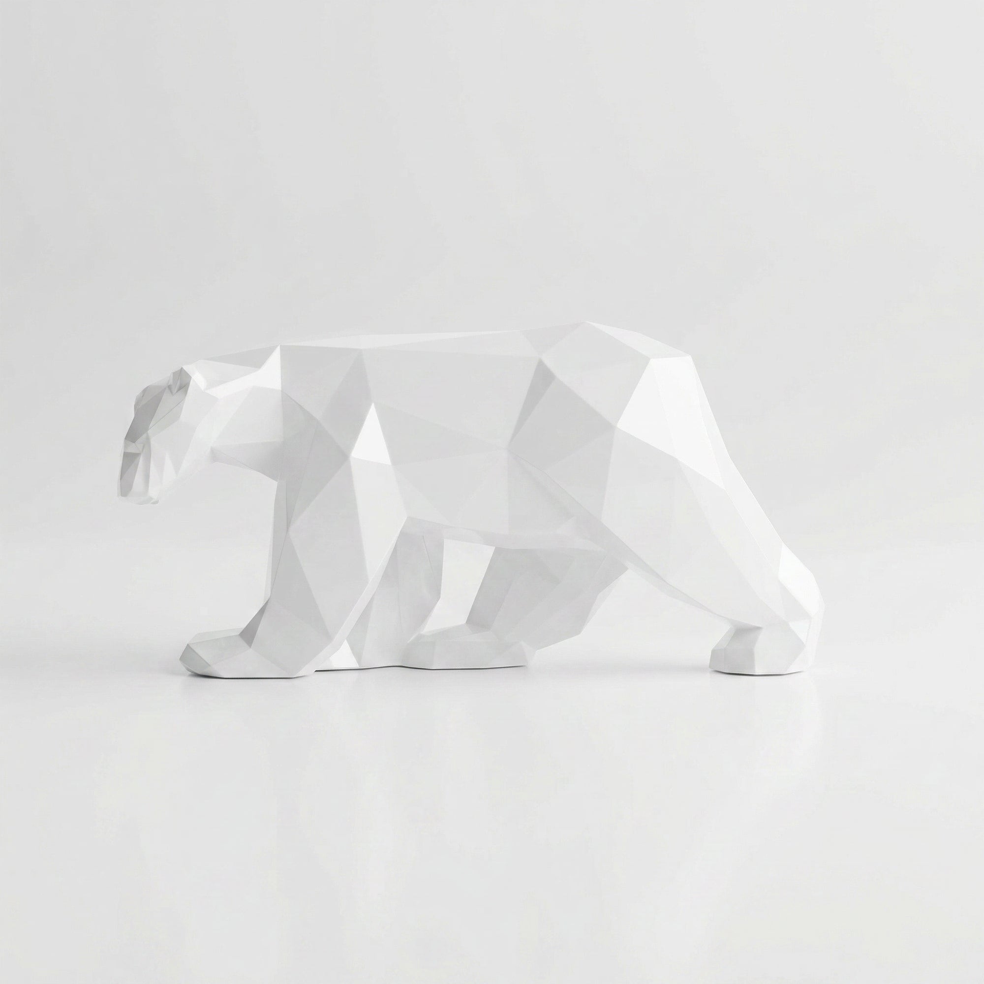 Grande Sculpture Polygone Ours - Sculpture Origami