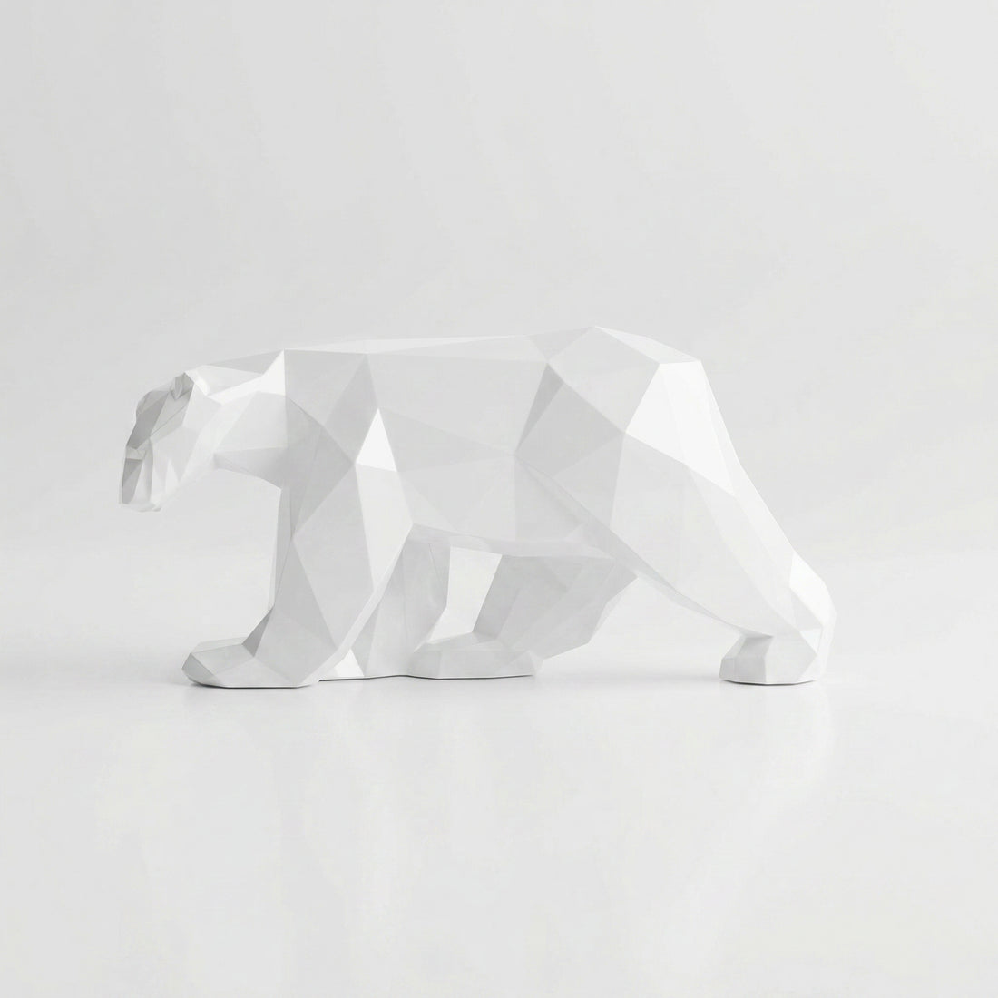 Grande Sculpture Polygone Ours - Sculpture Origami
