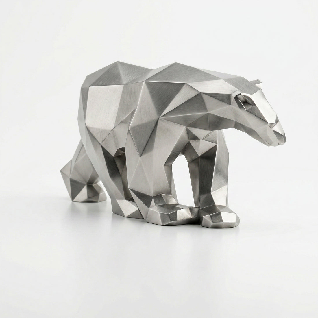 Grande Sculpture Polygone Ours - Sculpture Origami
