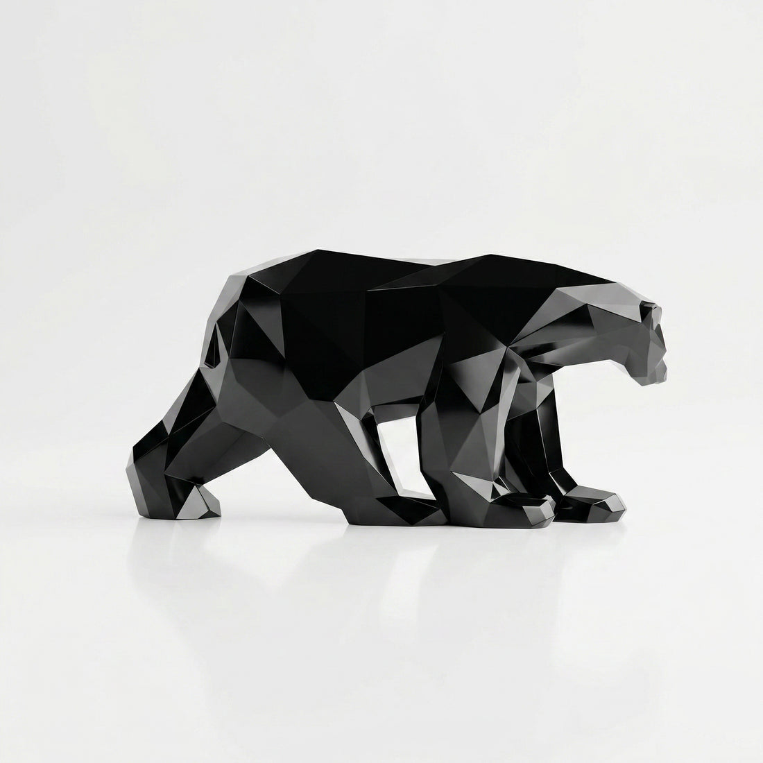 Grande Sculpture Polygone Ours - Sculpture Origami