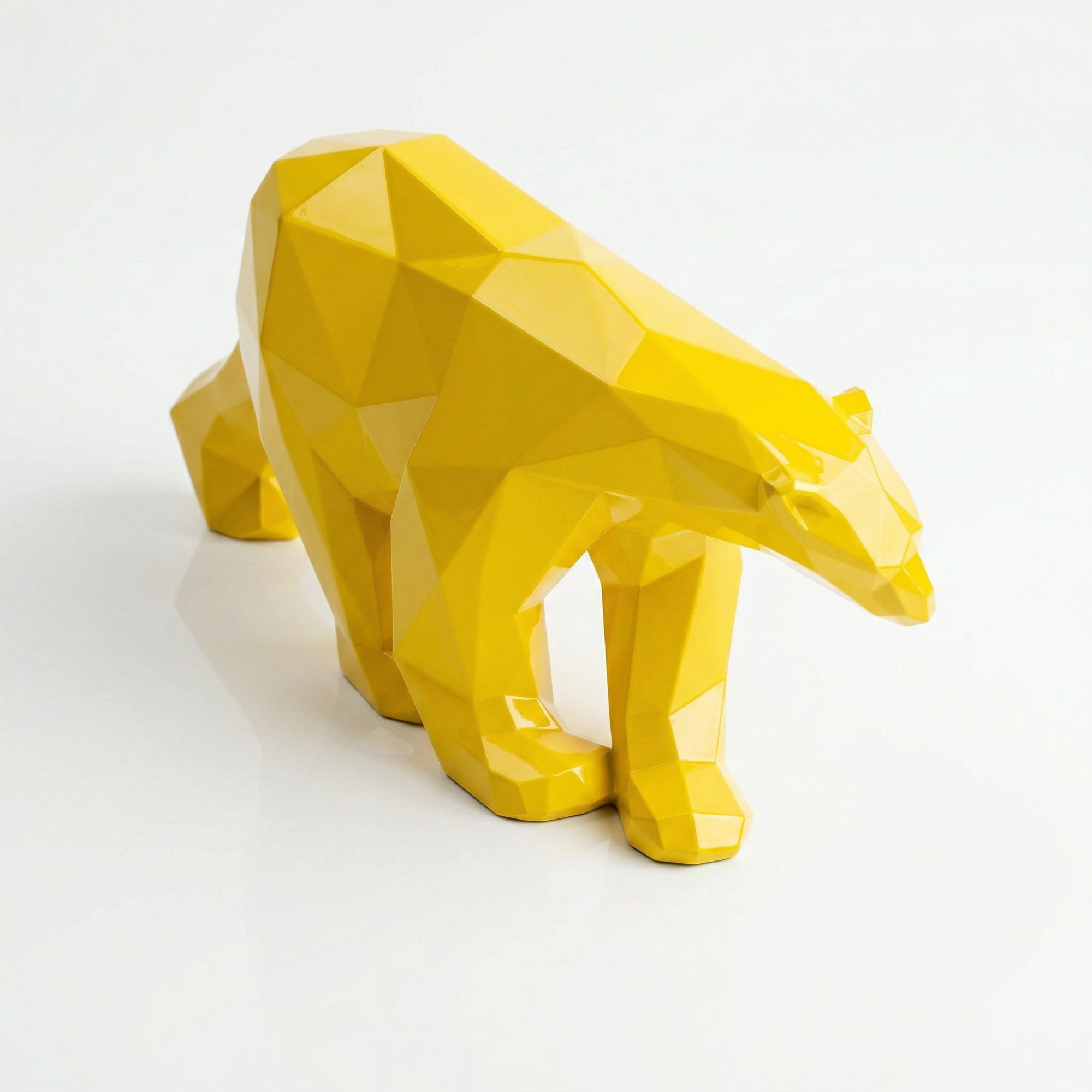 Grande Sculpture Polygone Ours - Sculpture Origami
