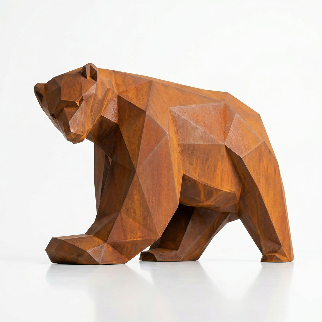 Grande Sculpture Polygone Ours - Sculpture Origami
