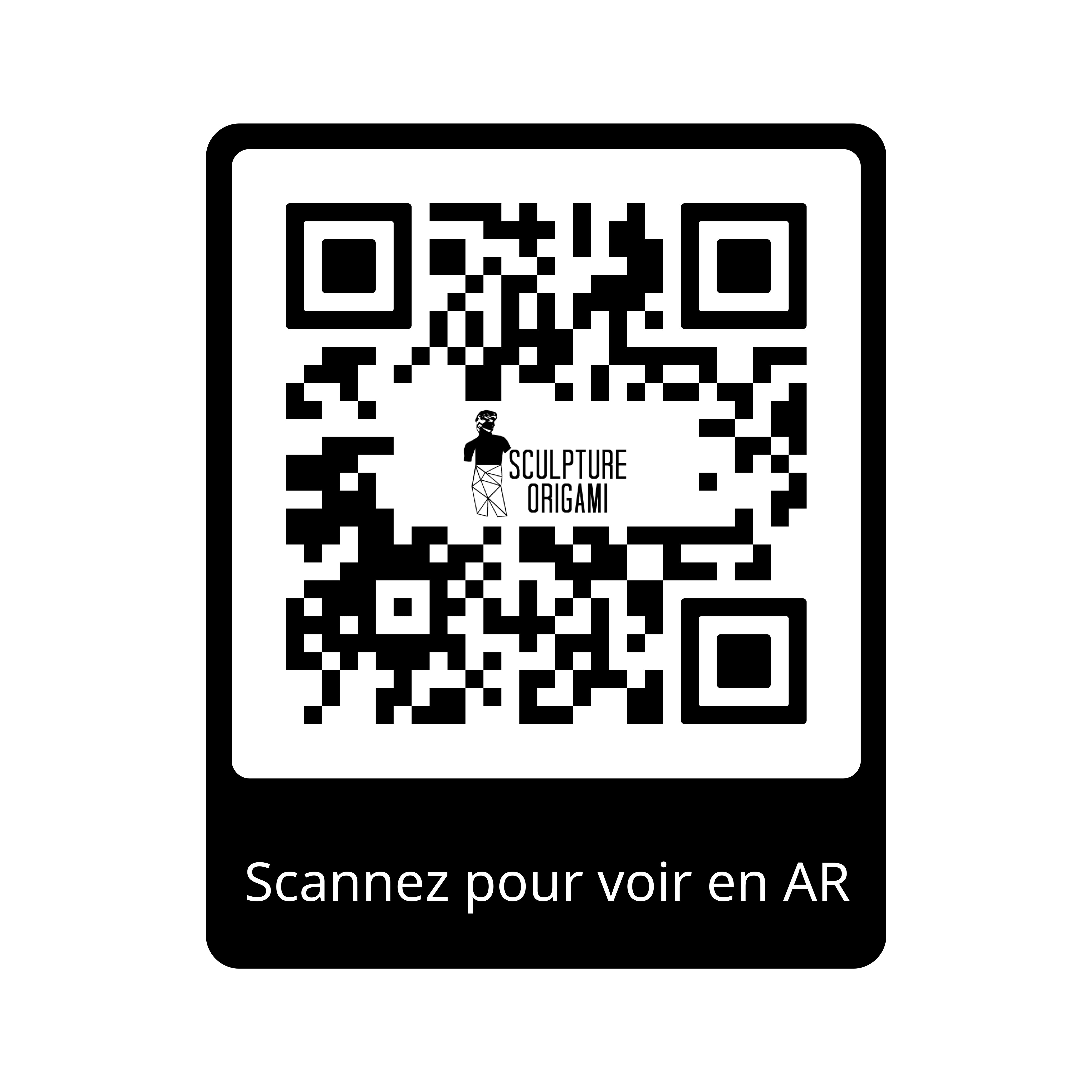 Sculpture Polygone Lapin - Sculpture Origami