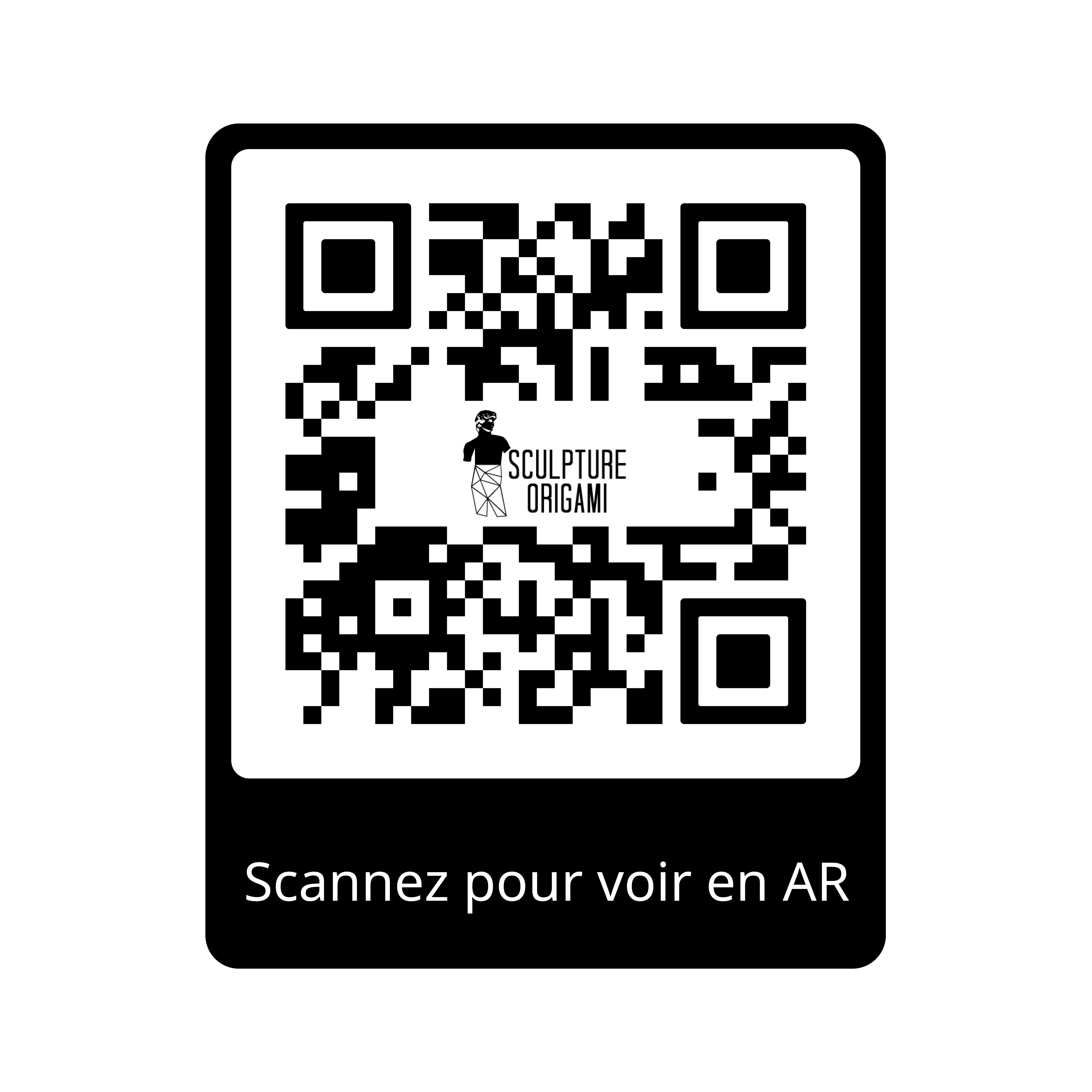 Sculpture Polygone Ours - Sculpture Origami