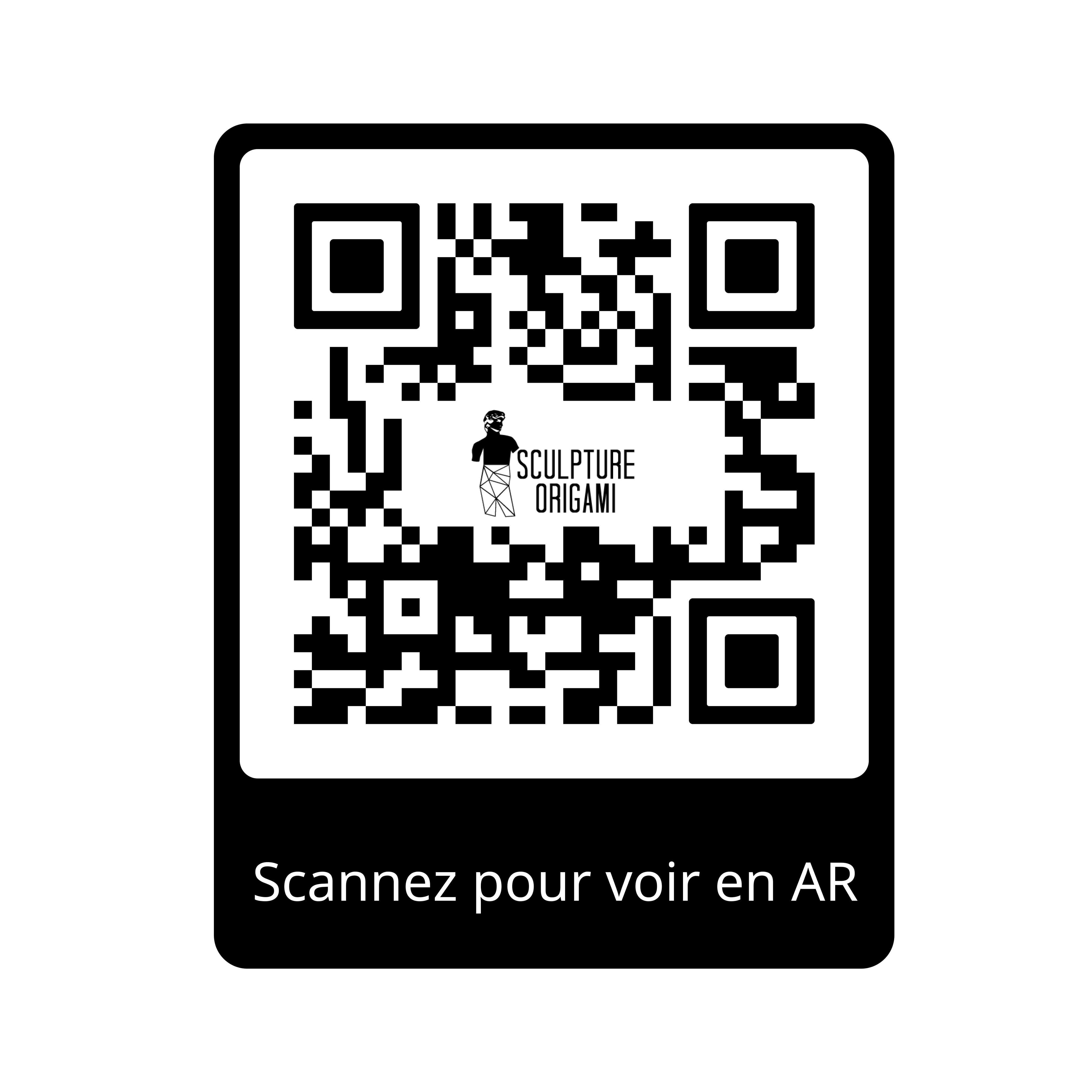 Sculpture Rhinocéros Contemporaine - Sculpture Origami