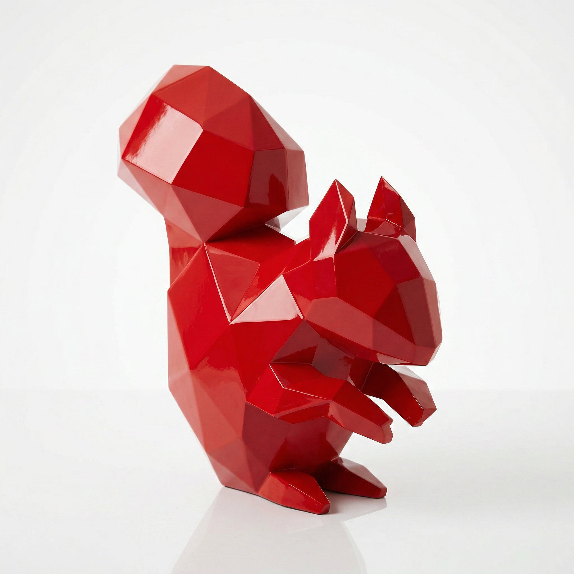 Grande Squirrel Sculpture - Sculpture Origami