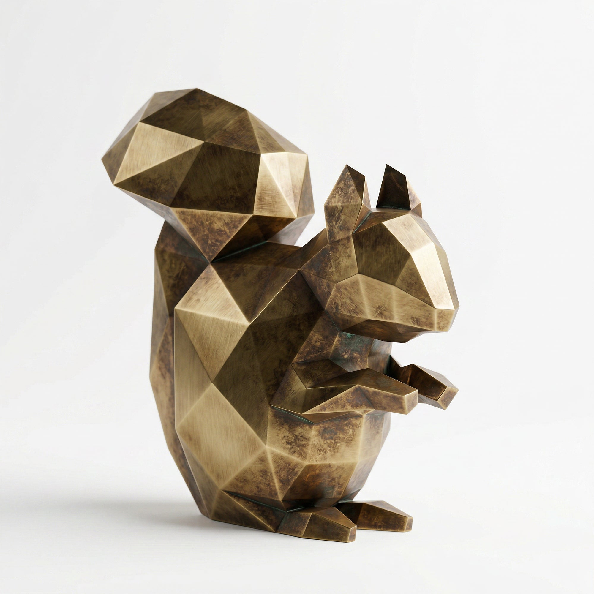 Grande Squirrel Sculpture - Sculpture Origami