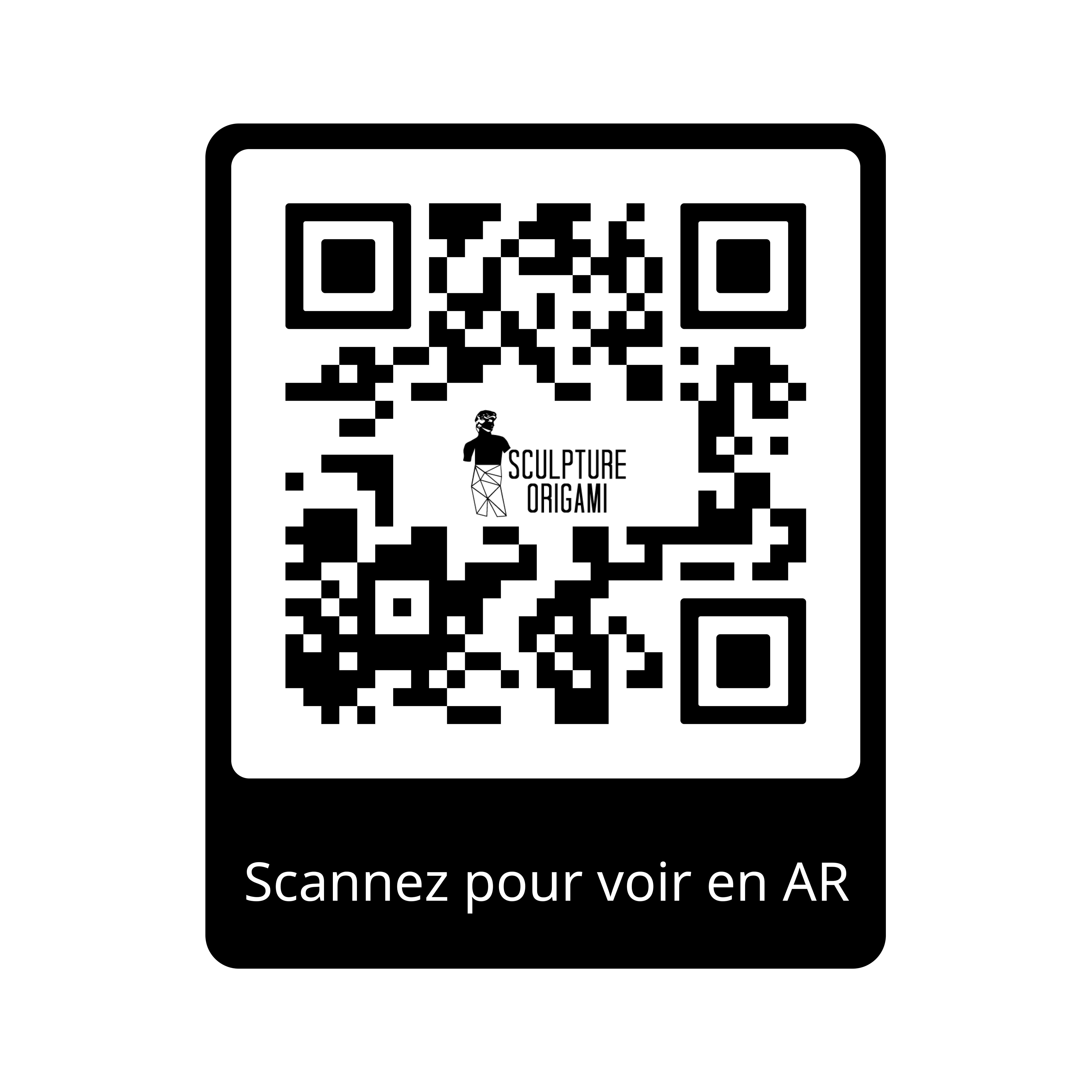 Sculpture Tête King Kong Finition Corten - Sculpture Origami