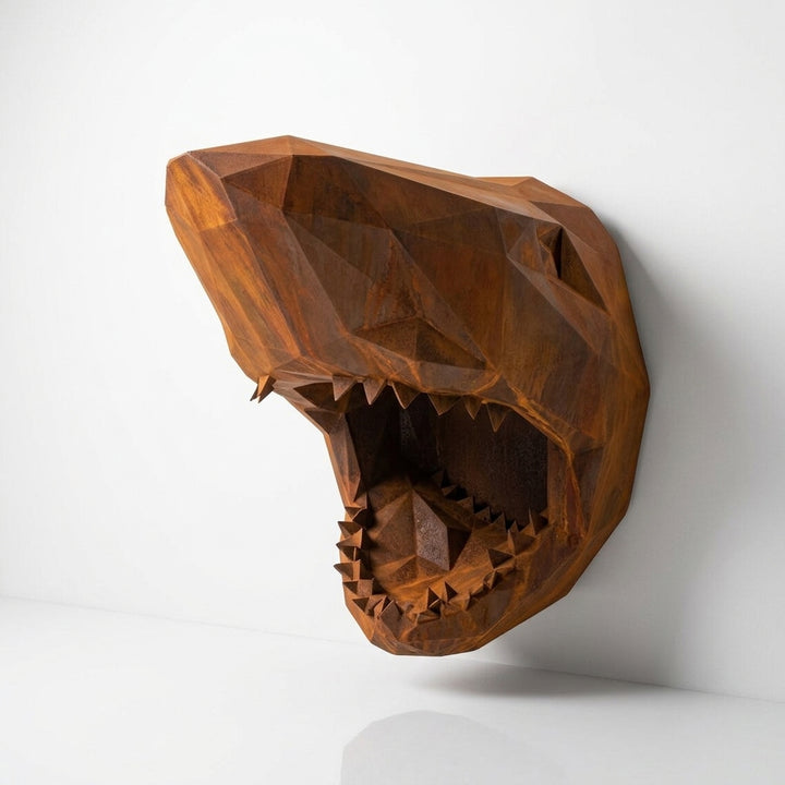 Sculpture Tête Requin Murale - Sculpture Origami